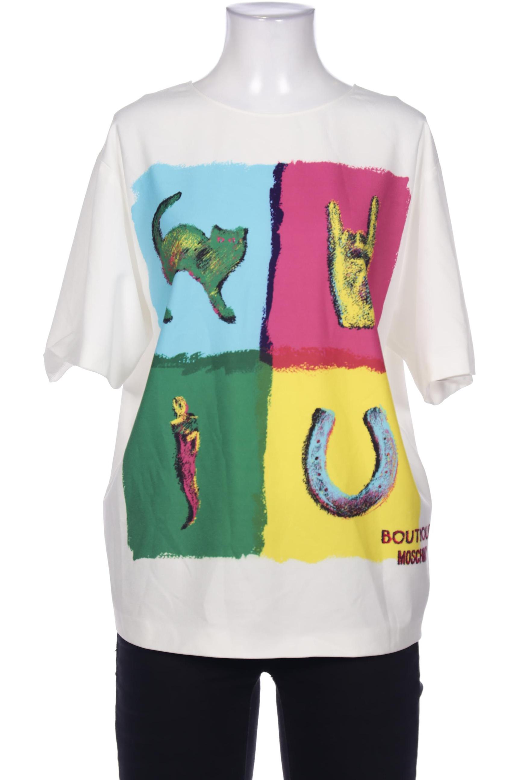 

Moschino Damen Bluse, weiß, Gr. 34