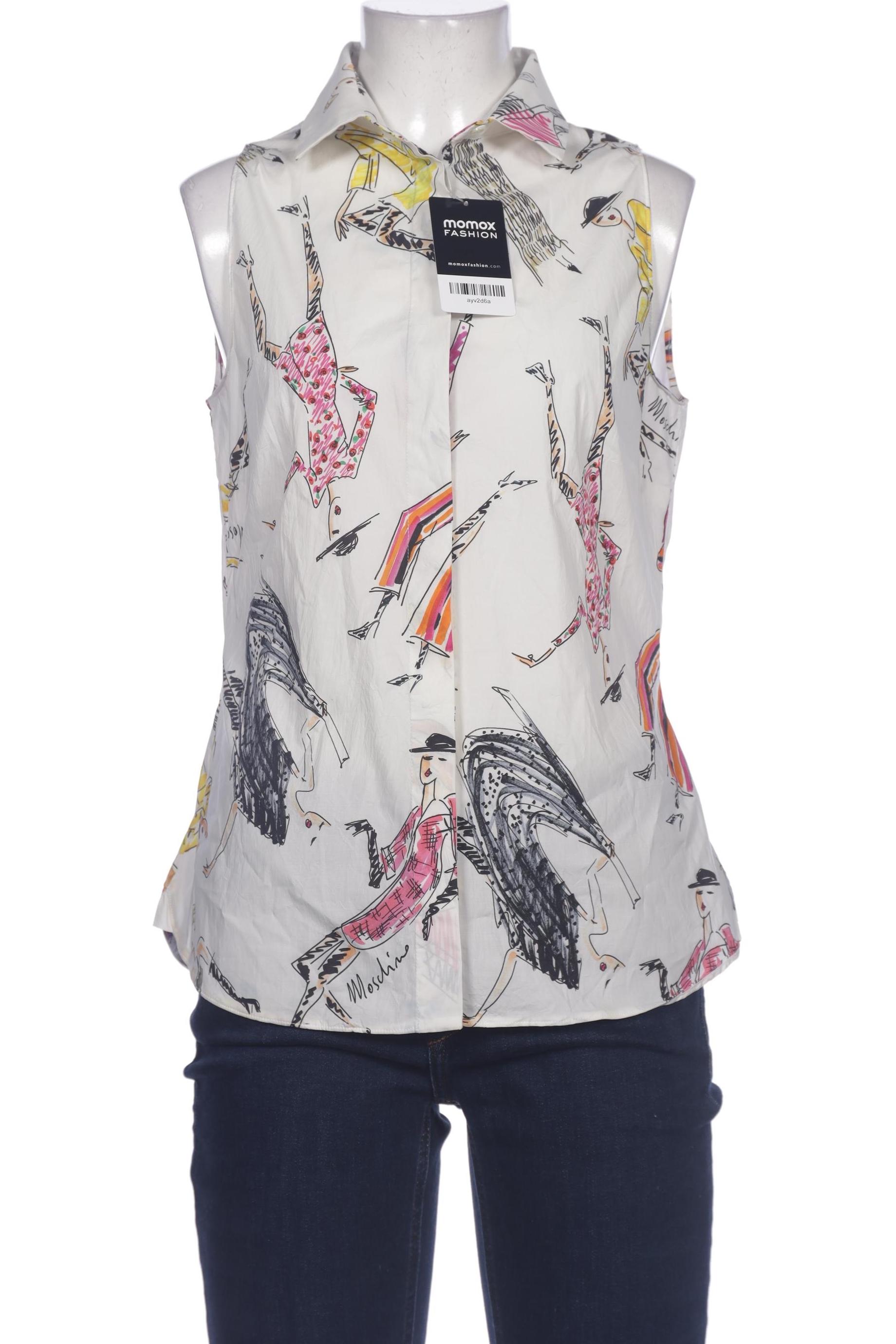 

Moschino Damen Bluse, weiß, Gr. 40