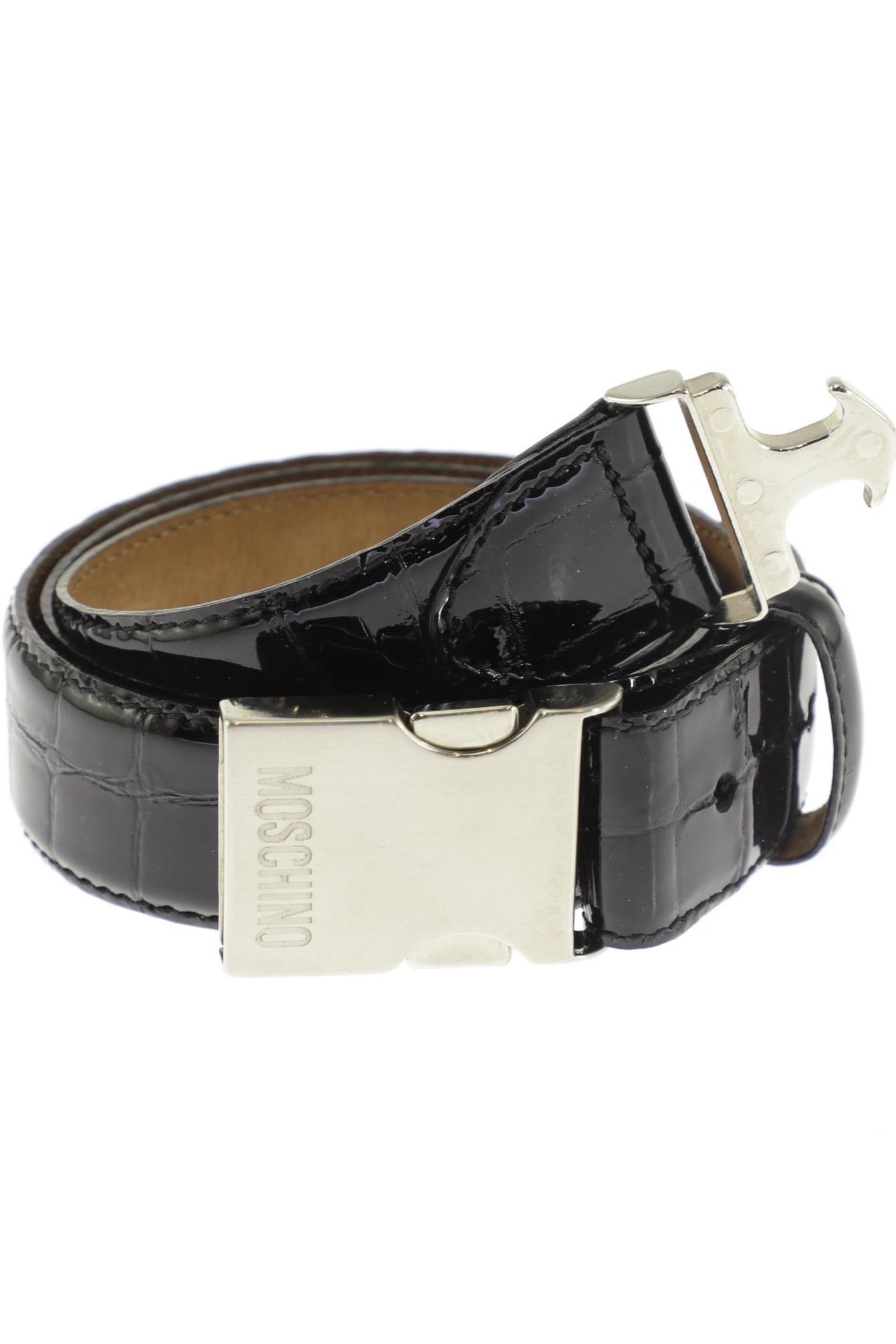 

Moschino Damen Gürtel, schwarz, Gr. 80