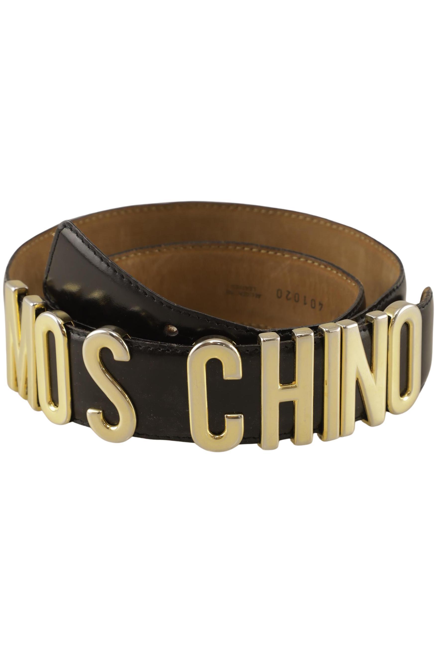 

Moschino Damen Gürtel, schwarz, Gr. 80