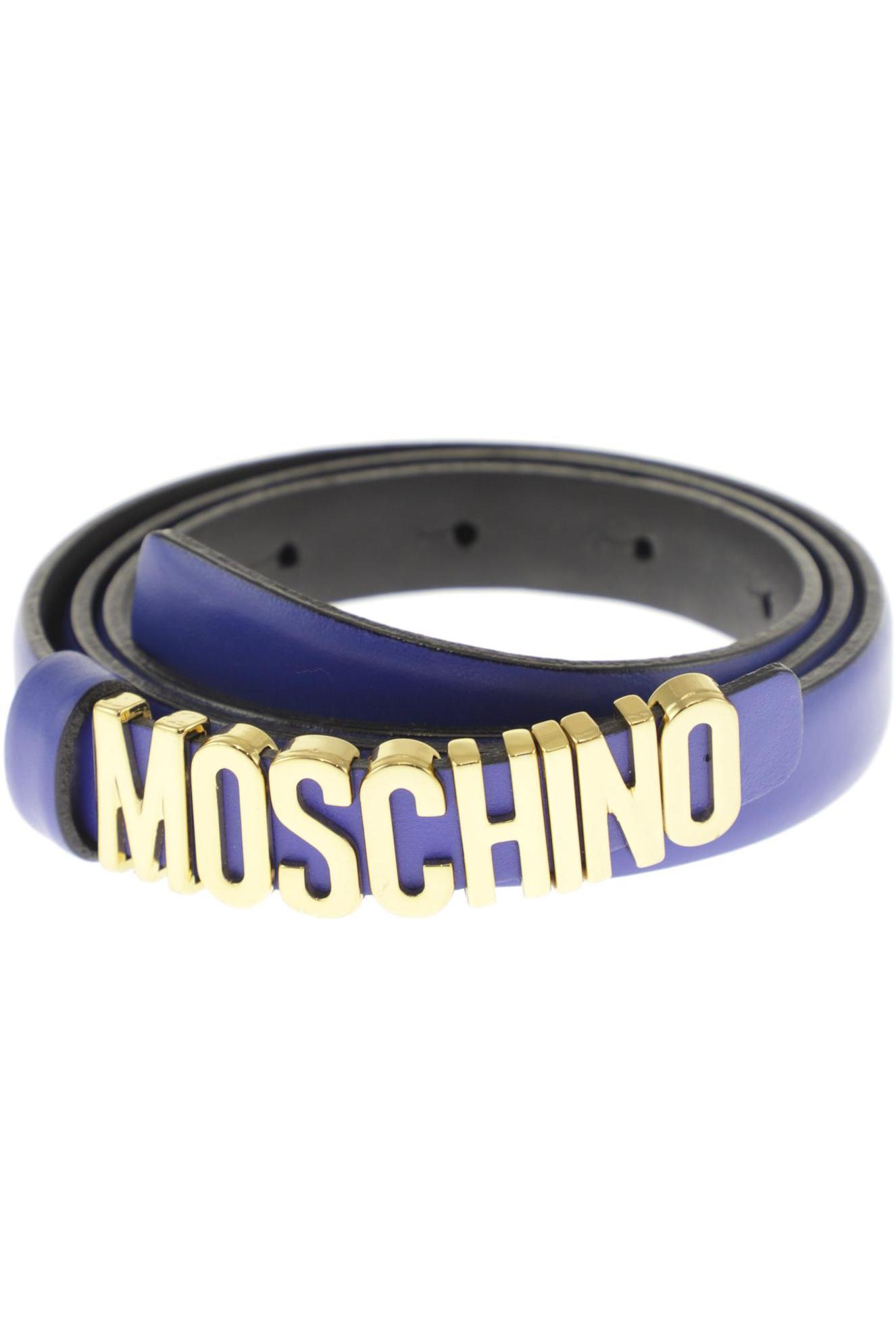 

Moschino Damen Gürtel, blau, Gr. 80
