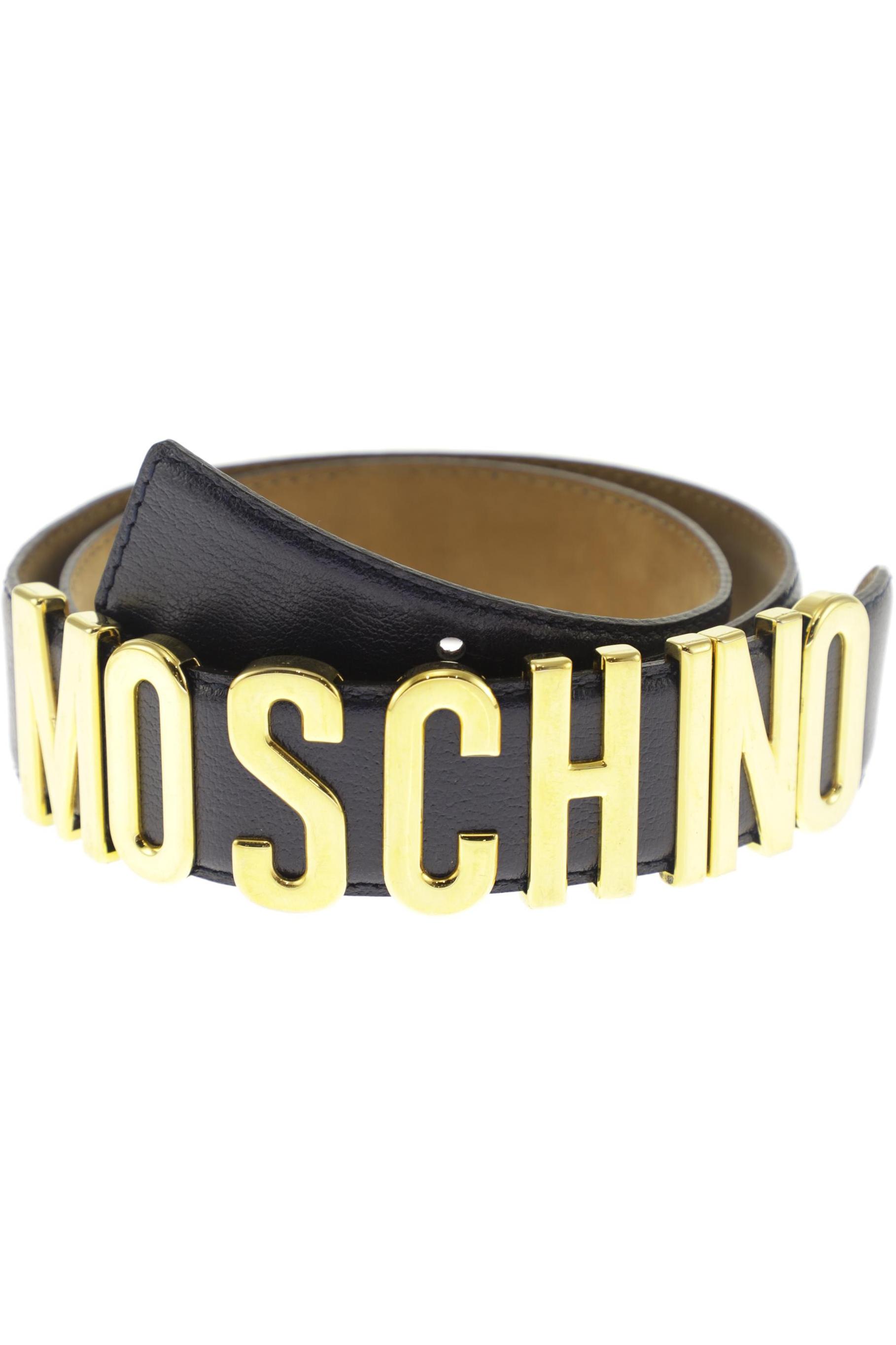 

Moschino Damen Gürtel, marineblau, Gr. 80