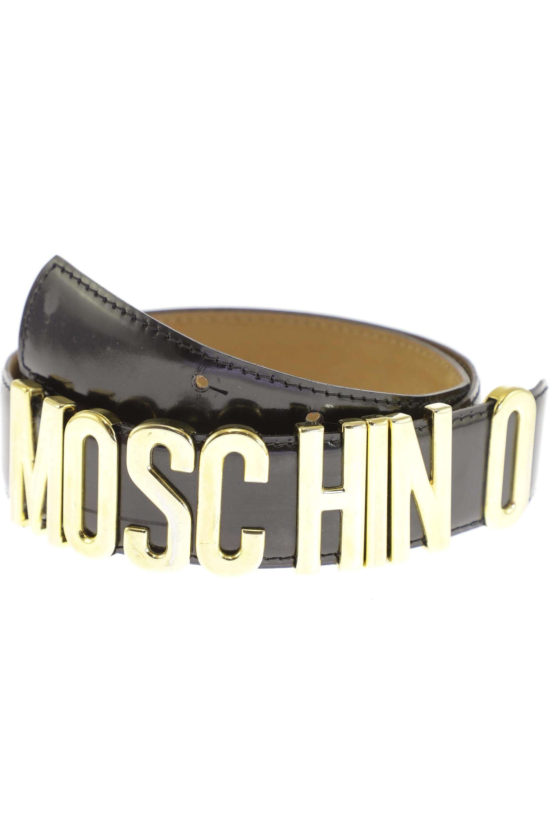 

Moschino Damen Gürtel, schwarz, Gr. 80