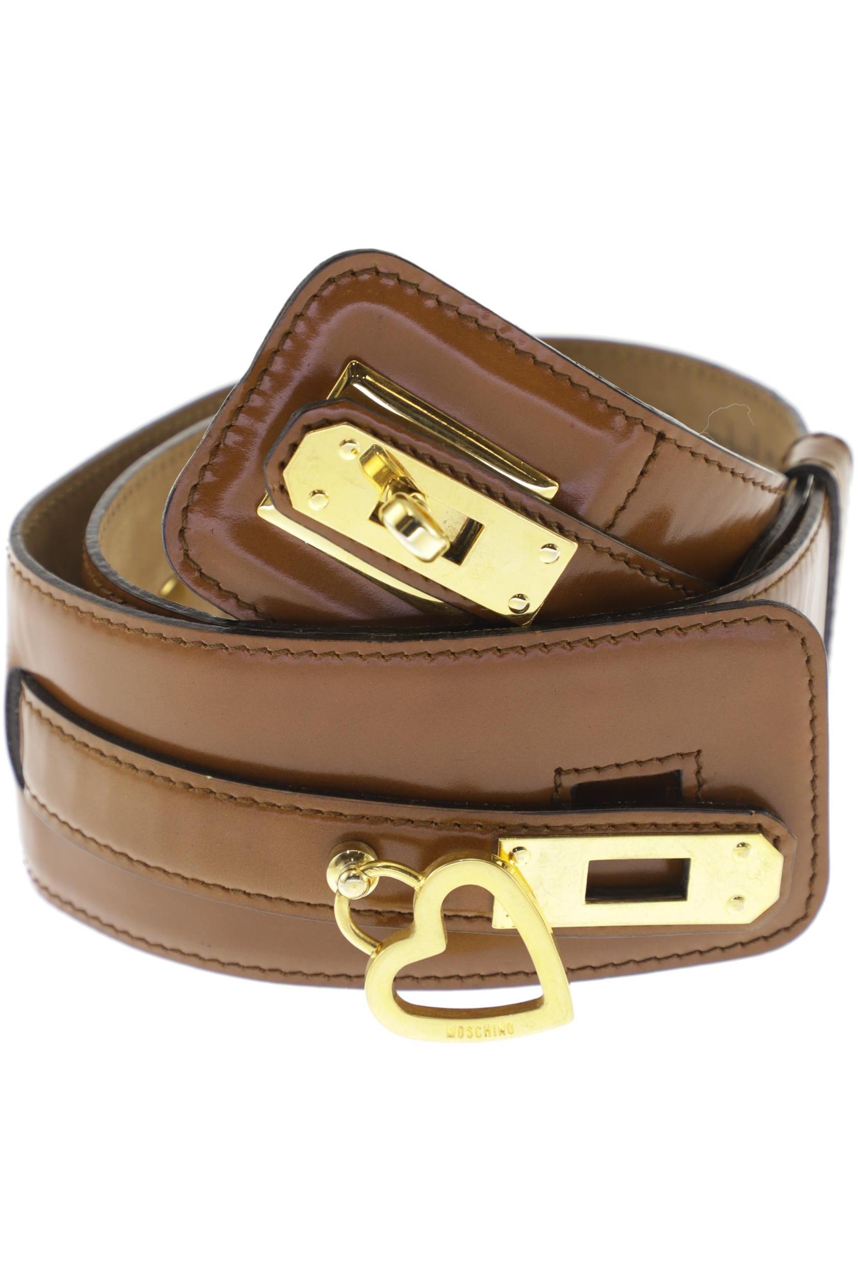 

Moschino Damen Gürtel, braun, Gr. 80