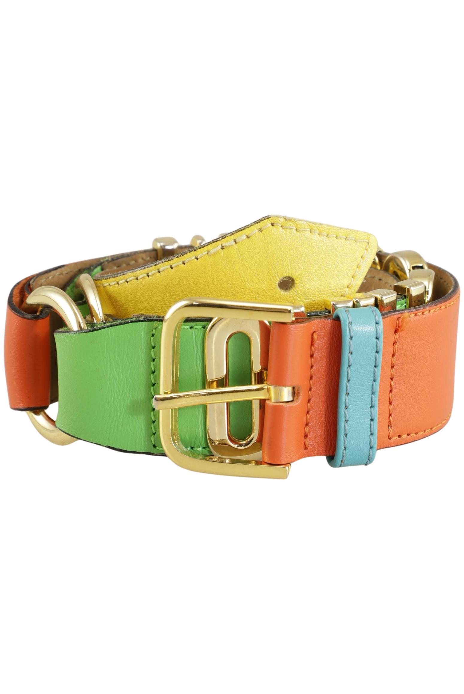 

Moschino Damen Gürtel, mehrfarbig, Gr. 70