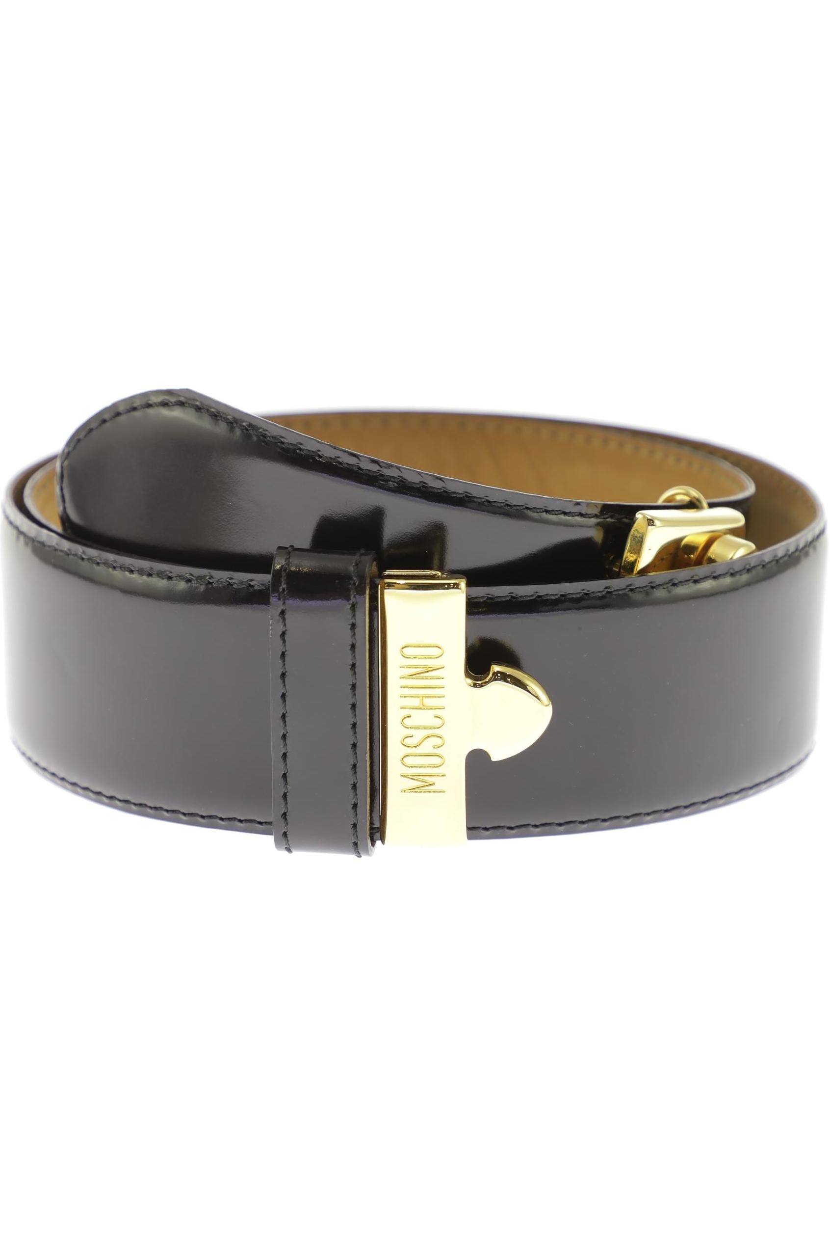

Moschino Damen Gürtel, schwarz, Gr. 80