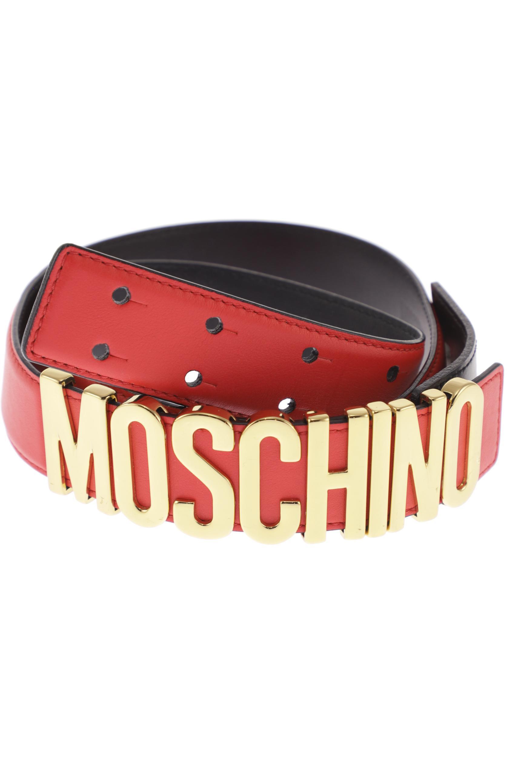 

Moschino Damen Gürtel, rot, Gr. 90