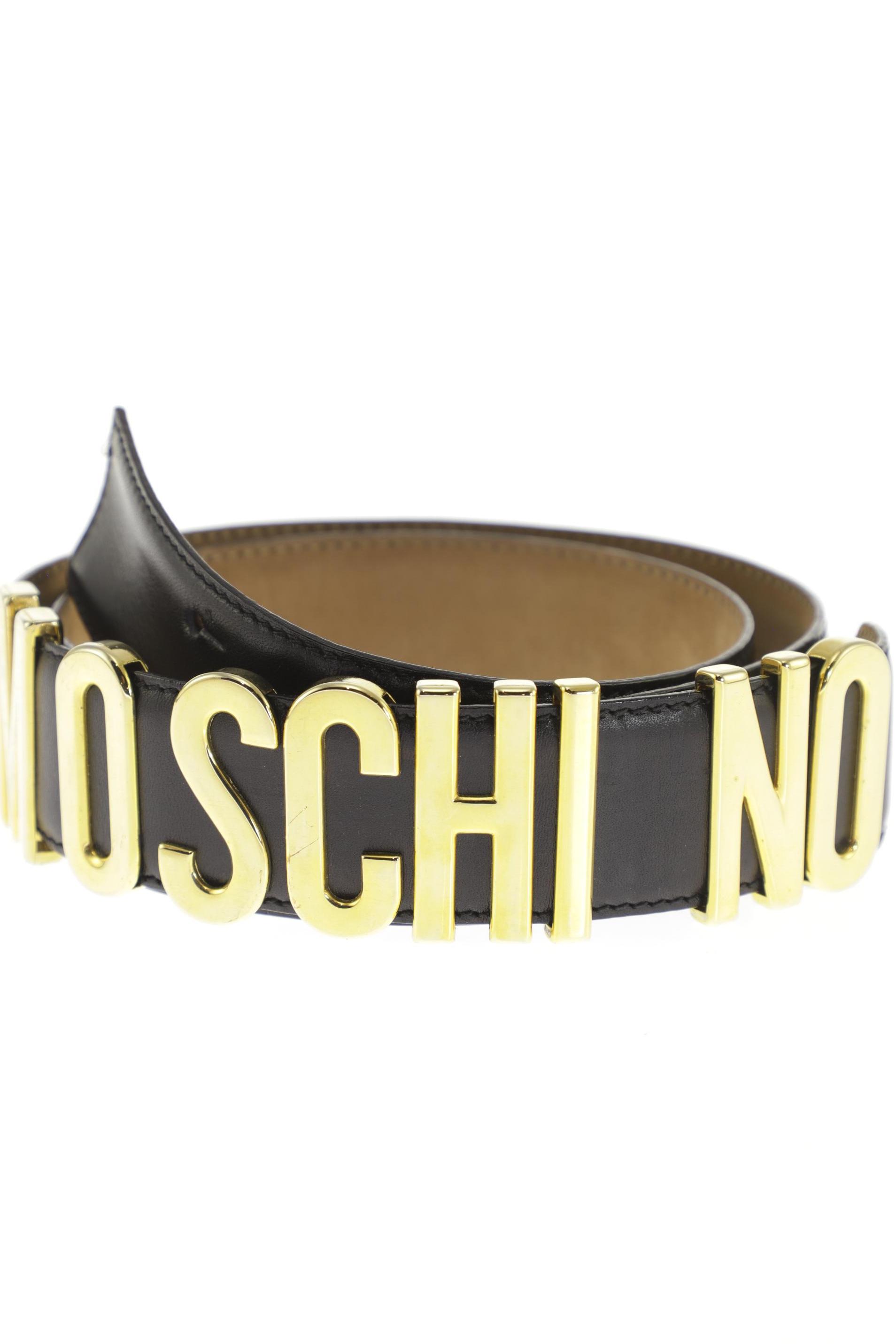 

Moschino Damen Gürtel, schwarz, Gr.