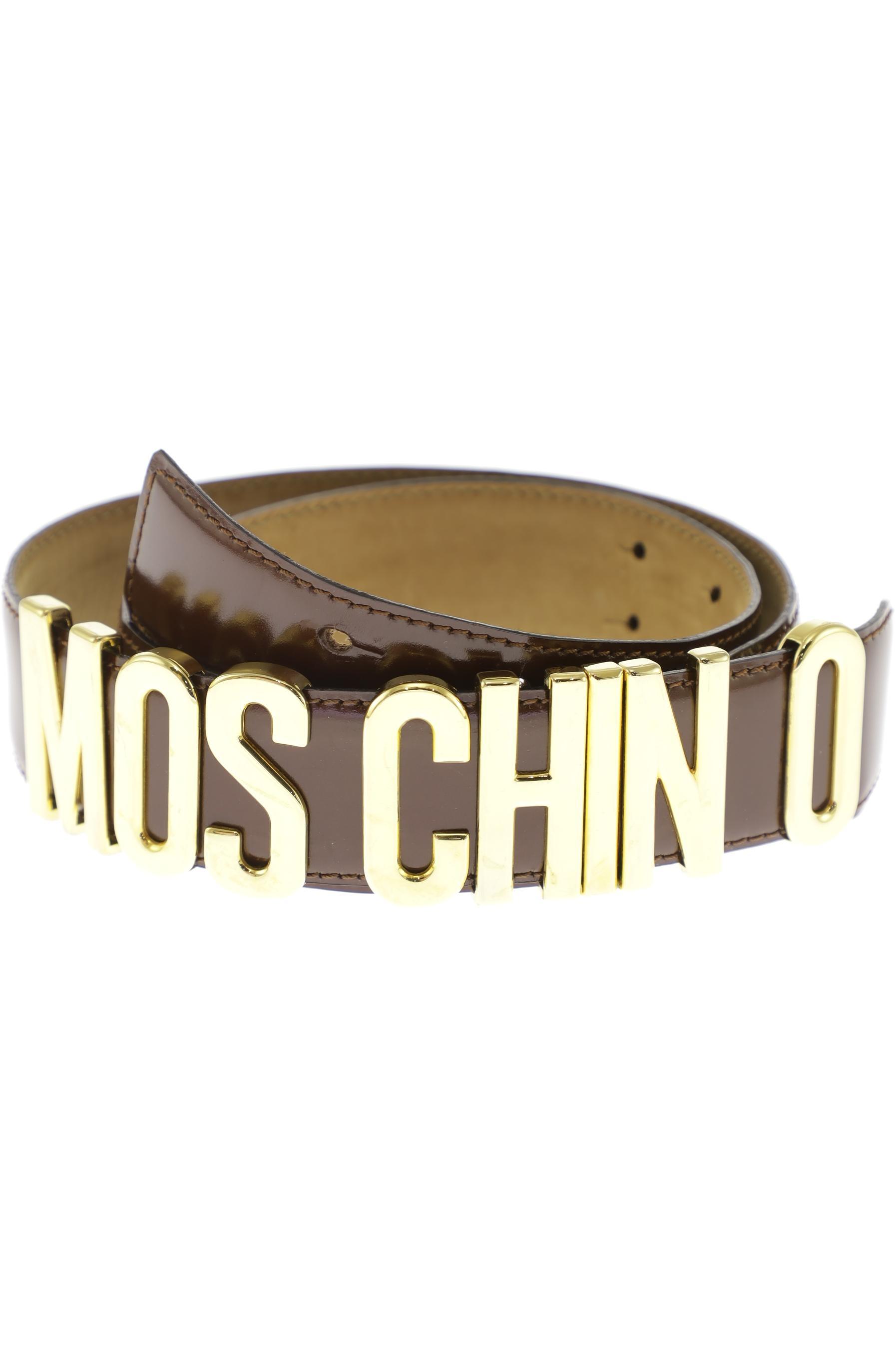 

Moschino Damen Gürtel, braun, Gr. 80