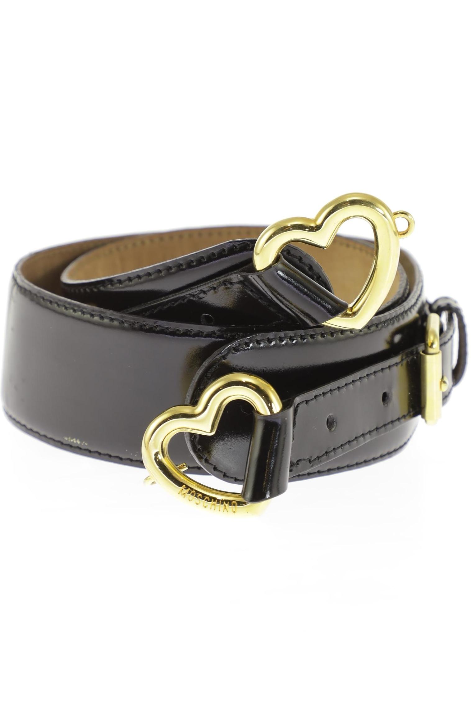 

Moschino Damen Gürtel, schwarz, Gr. 75