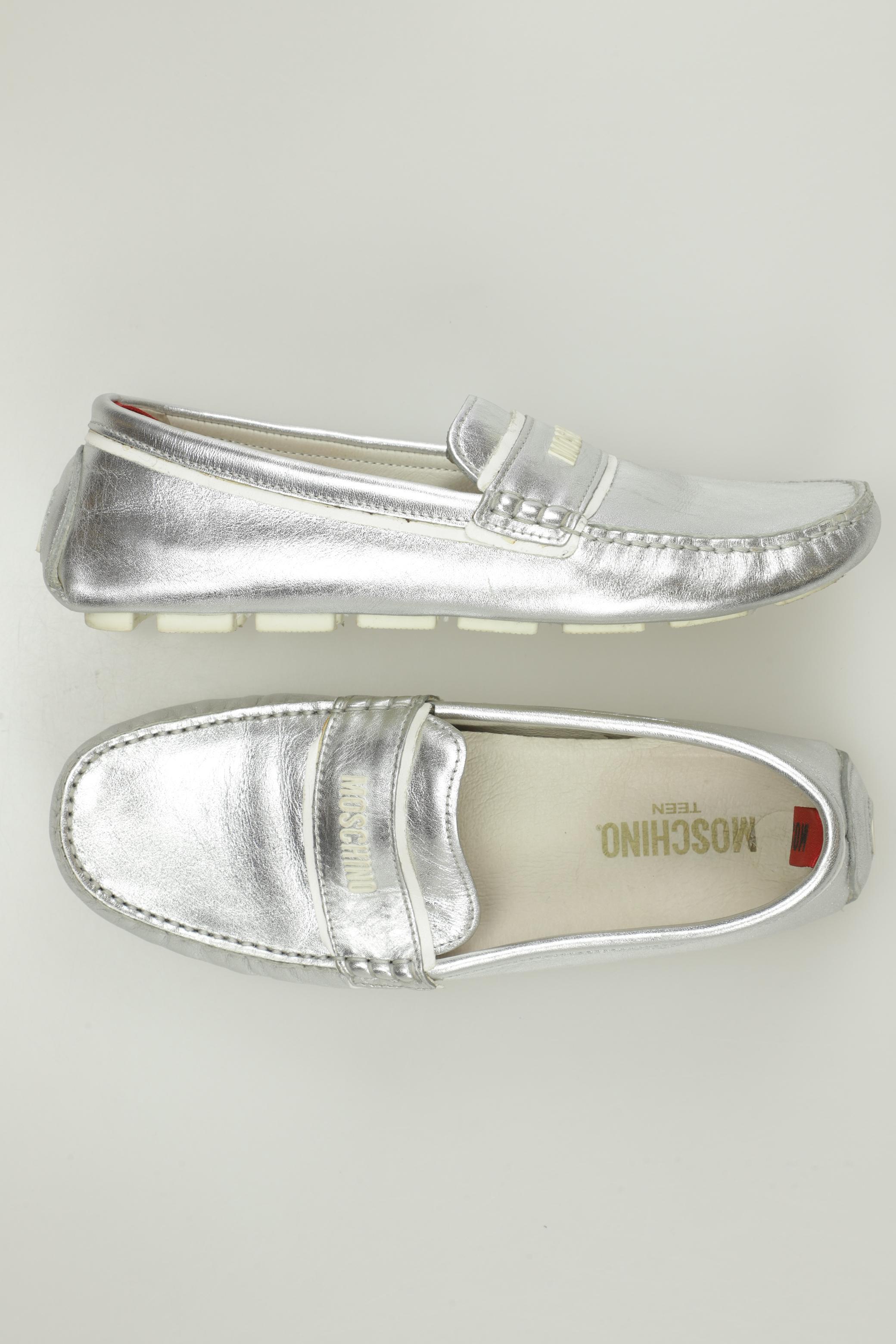 

Moschino Damen Halbschuh, silber, Gr. 37