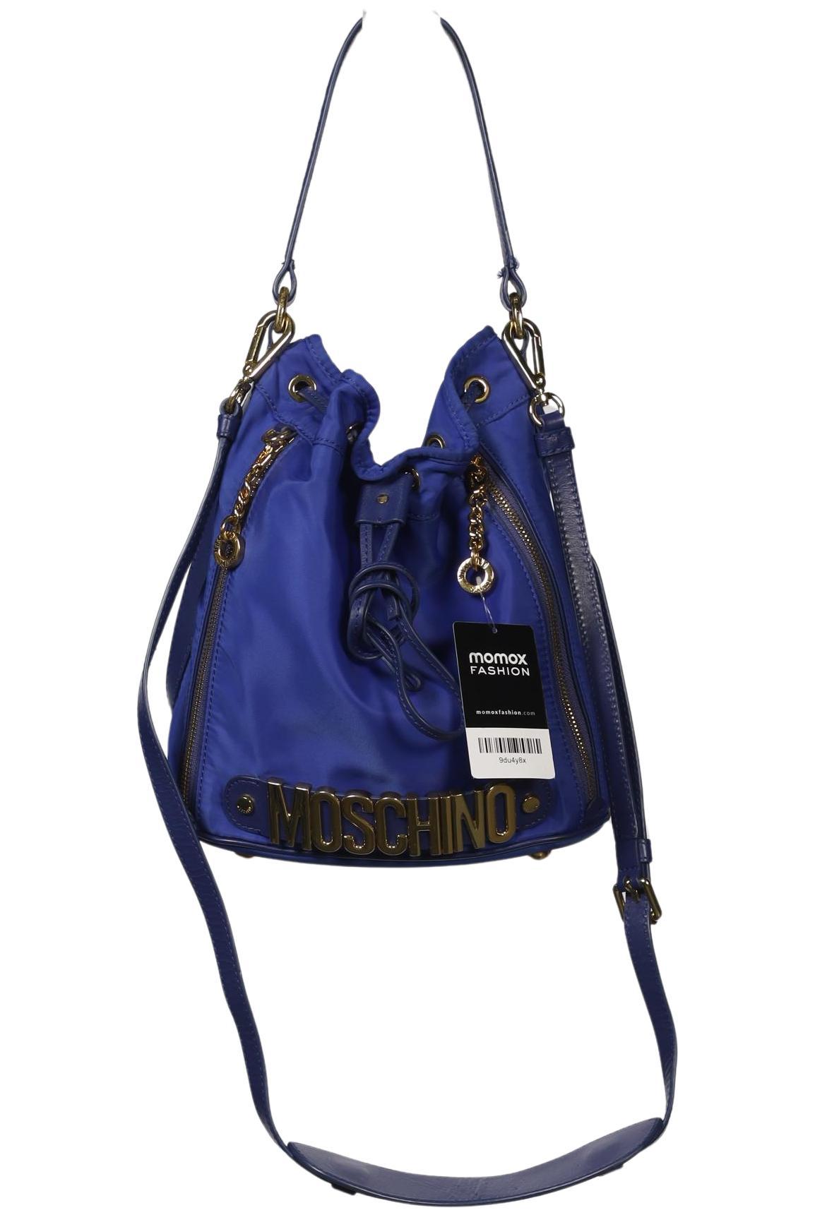 

Moschino Damen Handtasche, blau, Gr.