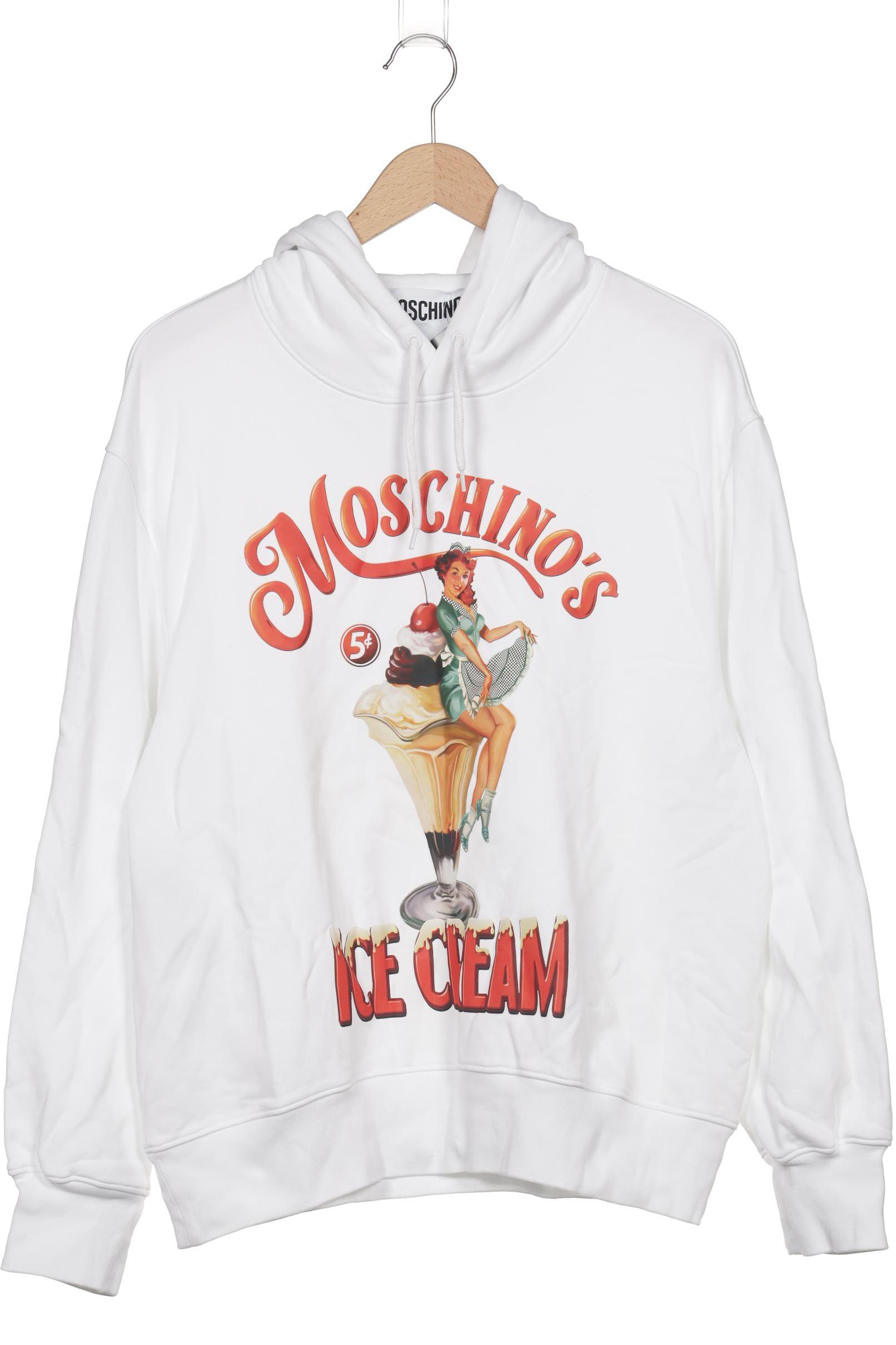 

Moschino Damen Kapuzenpullover, weiß, Gr. 36