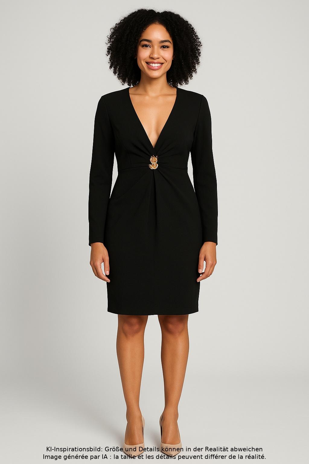 

Moschino Damen Kleid, schwarz, Gr. 38