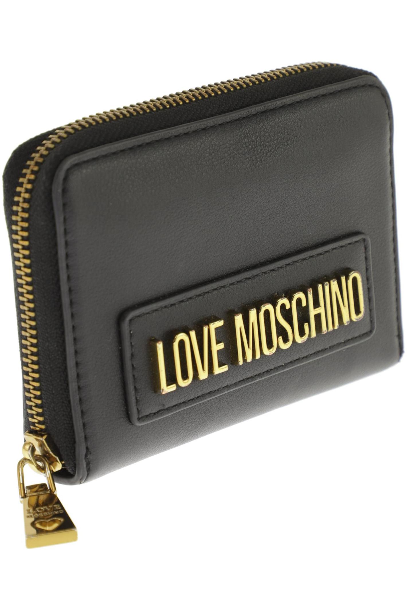 

Moschino Damen Portemonnaie, schwarz