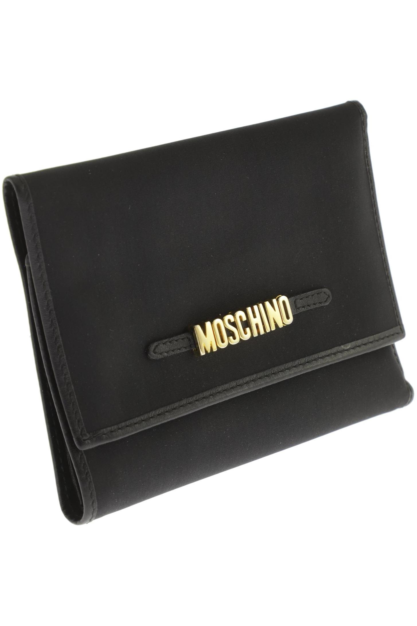 

Moschino Damen Portemonnaie, schwarz, Gr.