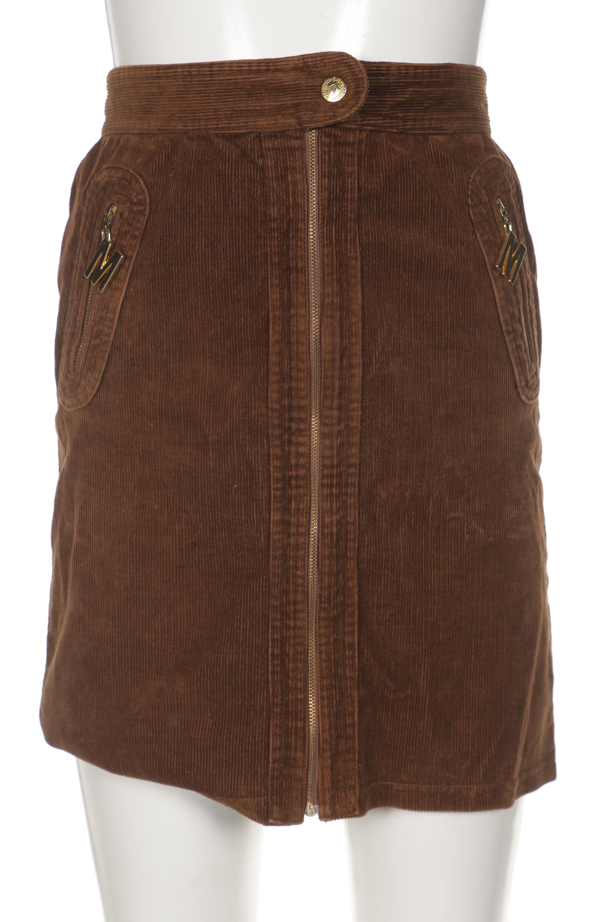 

Moschino Damen Rock, braun, Gr. 40