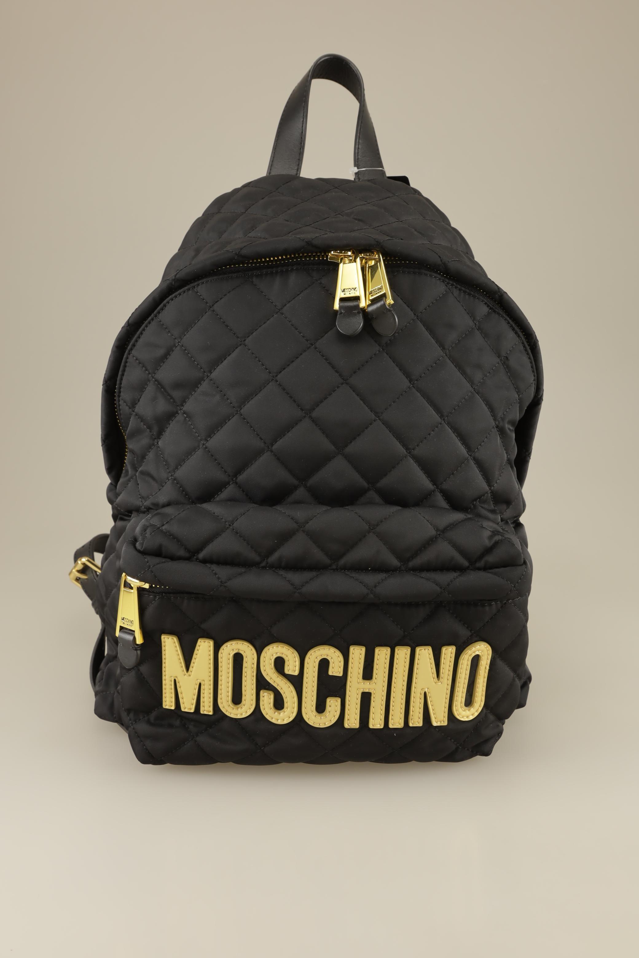 

Moschino Damen Rucksack, schwarz, Gr.