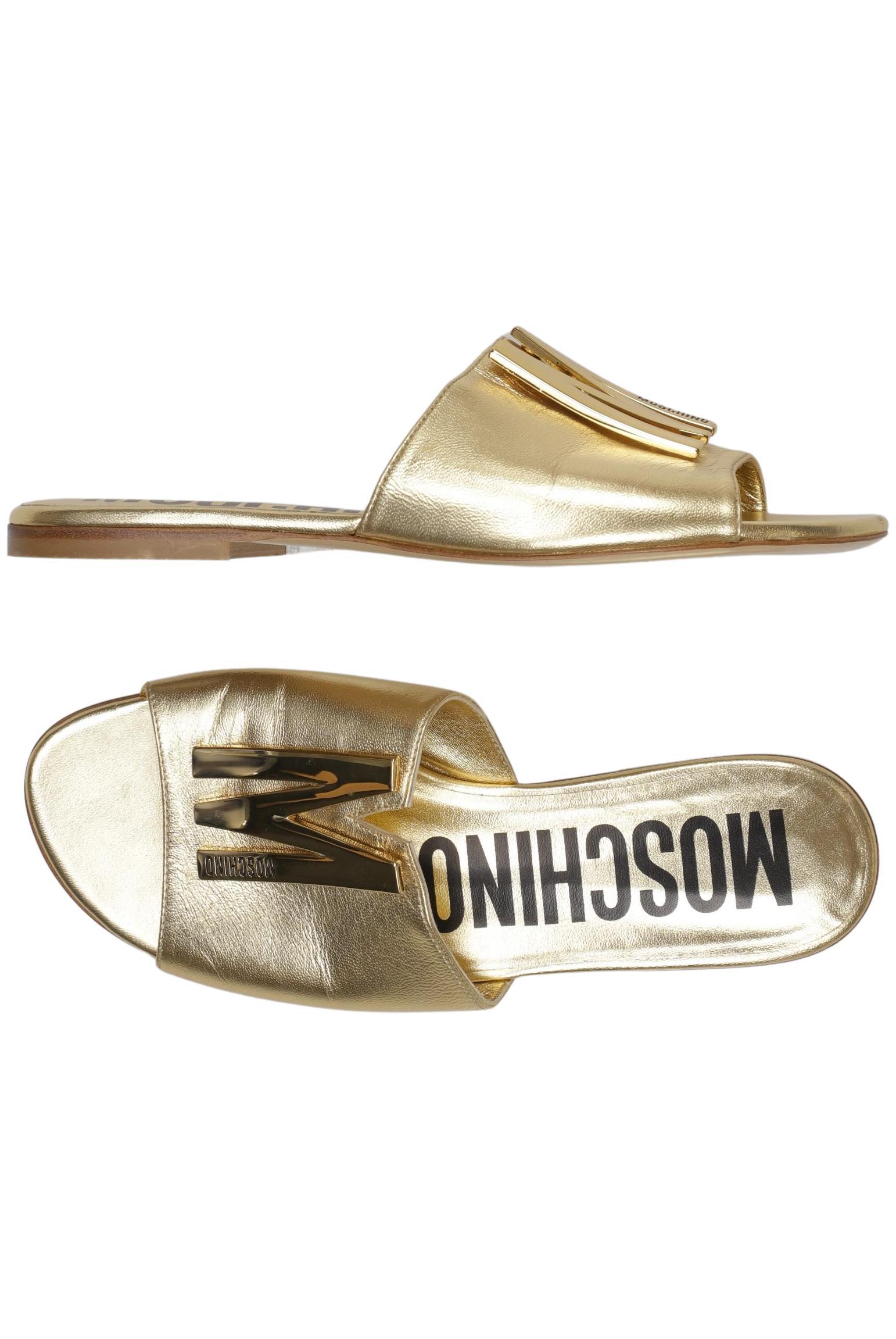 Thumbnail - Moschino Damen Sandale, gold, Gr. 36