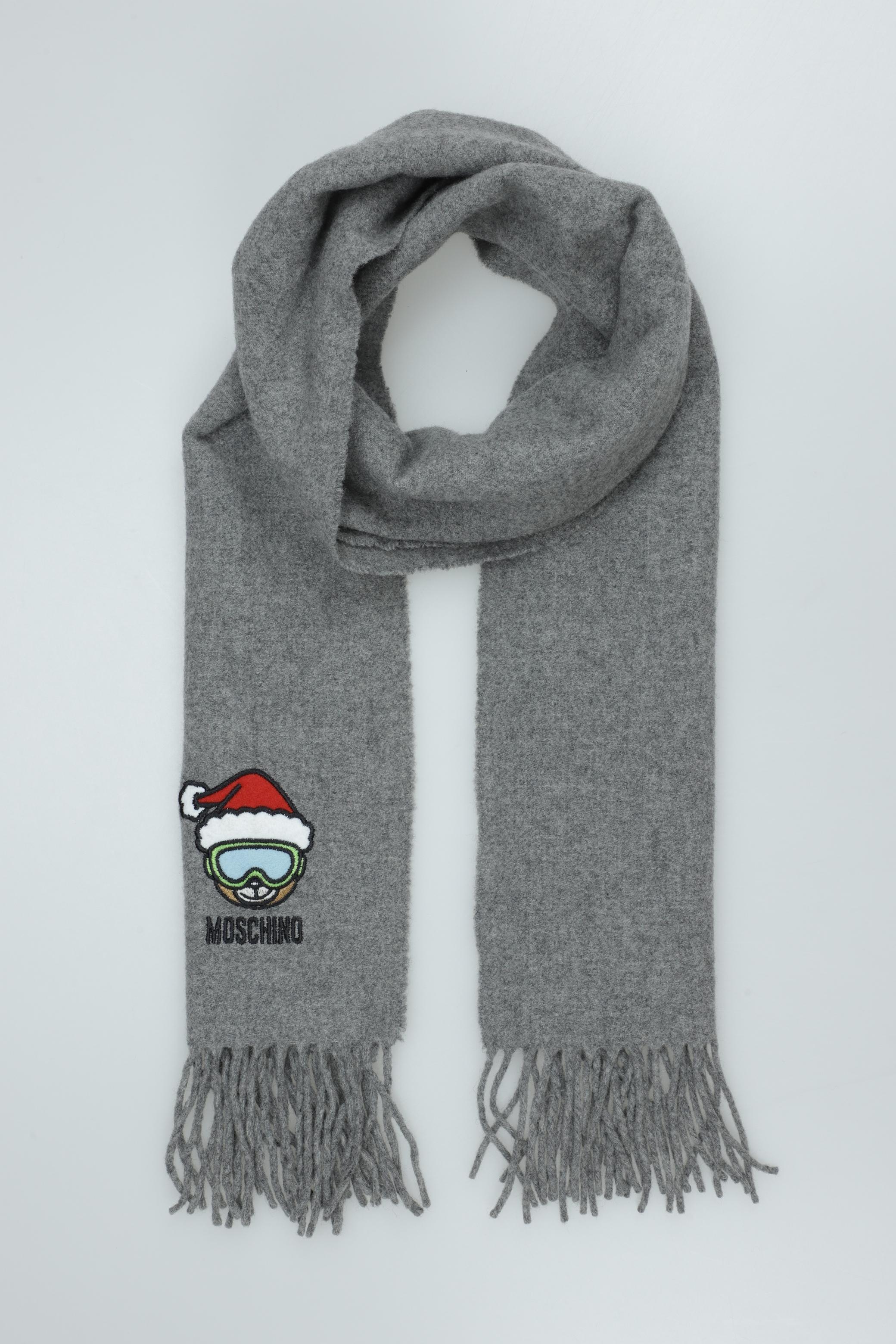 

Moschino Damen Schal, grau, Gr.