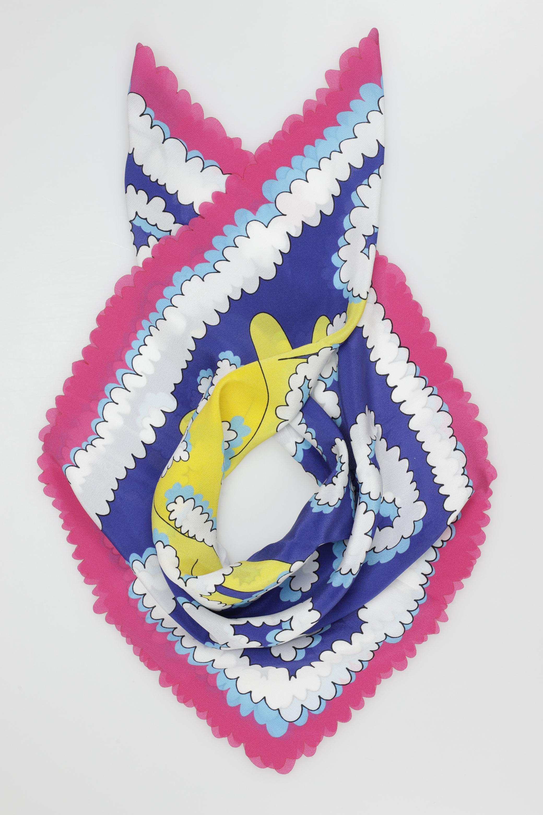 

Moschino Damen Schal, mehrfarbig, Gr.