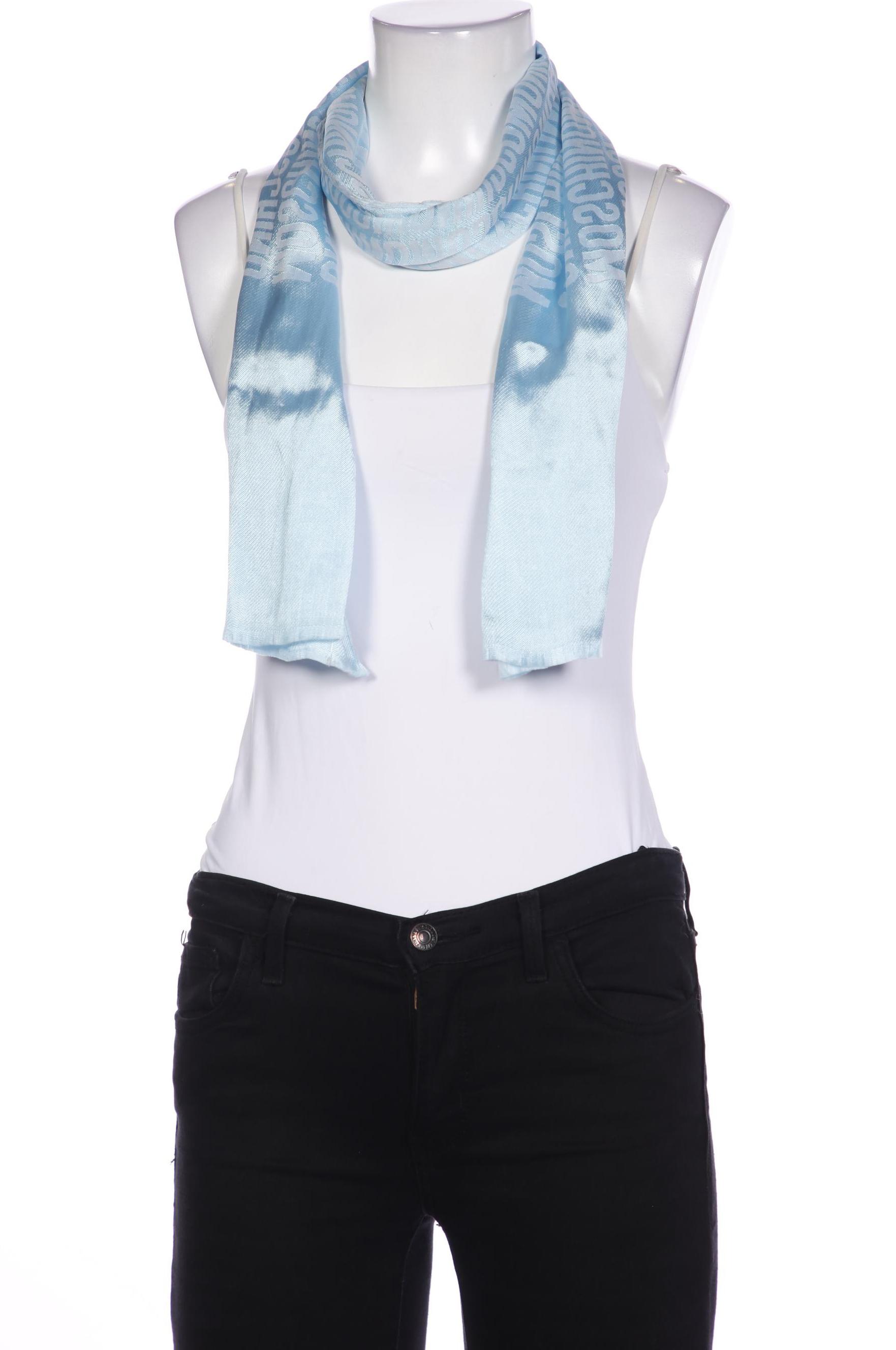 

Moschino Damen Schal, hellblau, Gr.
