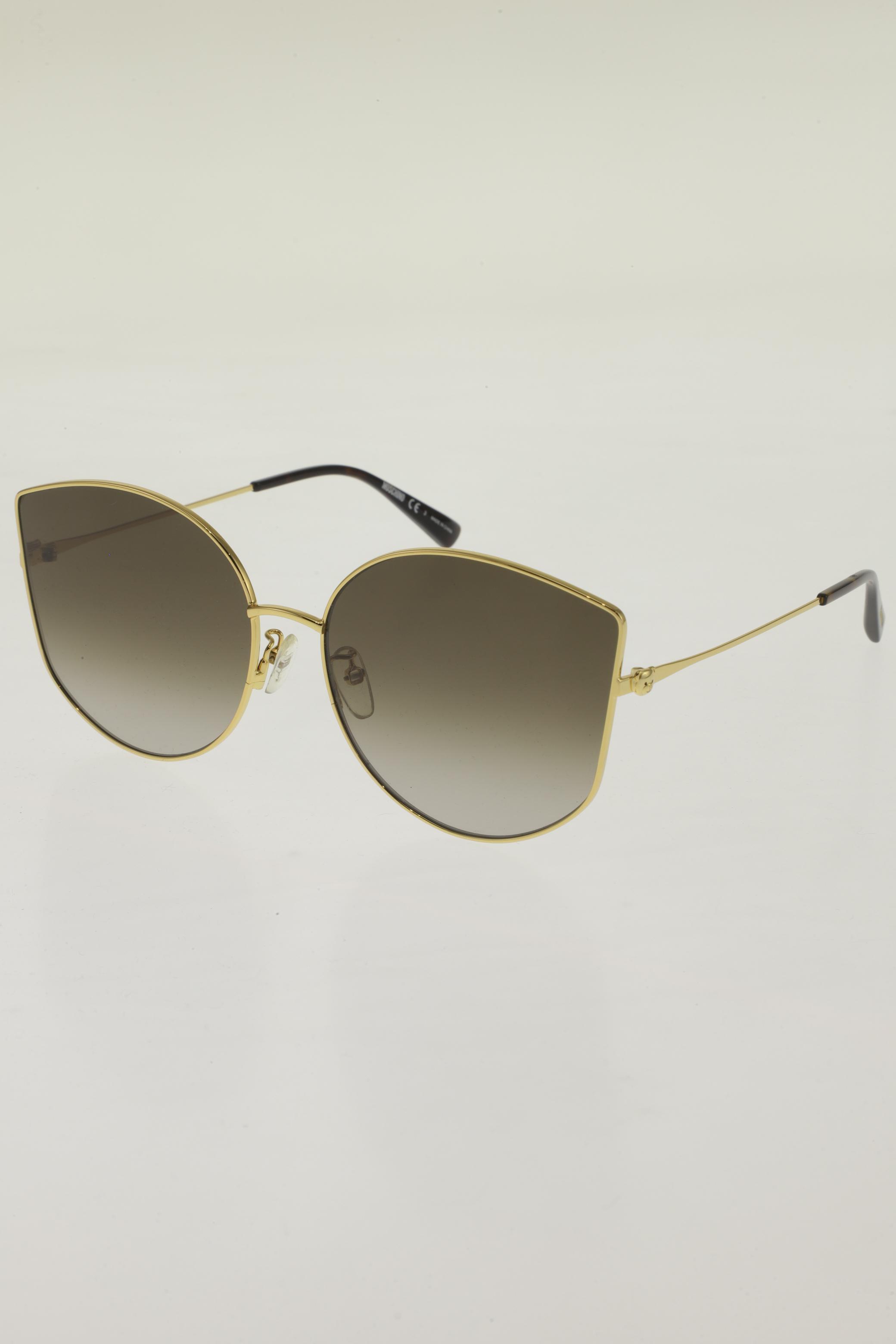 

Moschino Damen Sonnenbrille, gold, Gr.