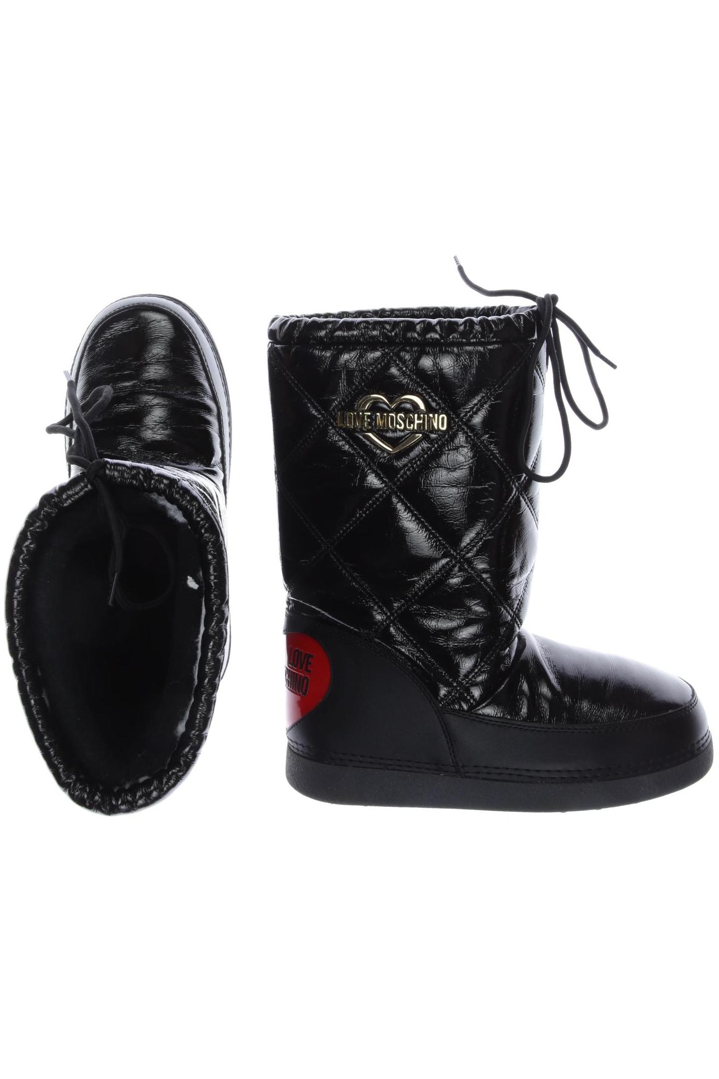 

Moschino Damen Stiefel, schwarz, Gr. 38