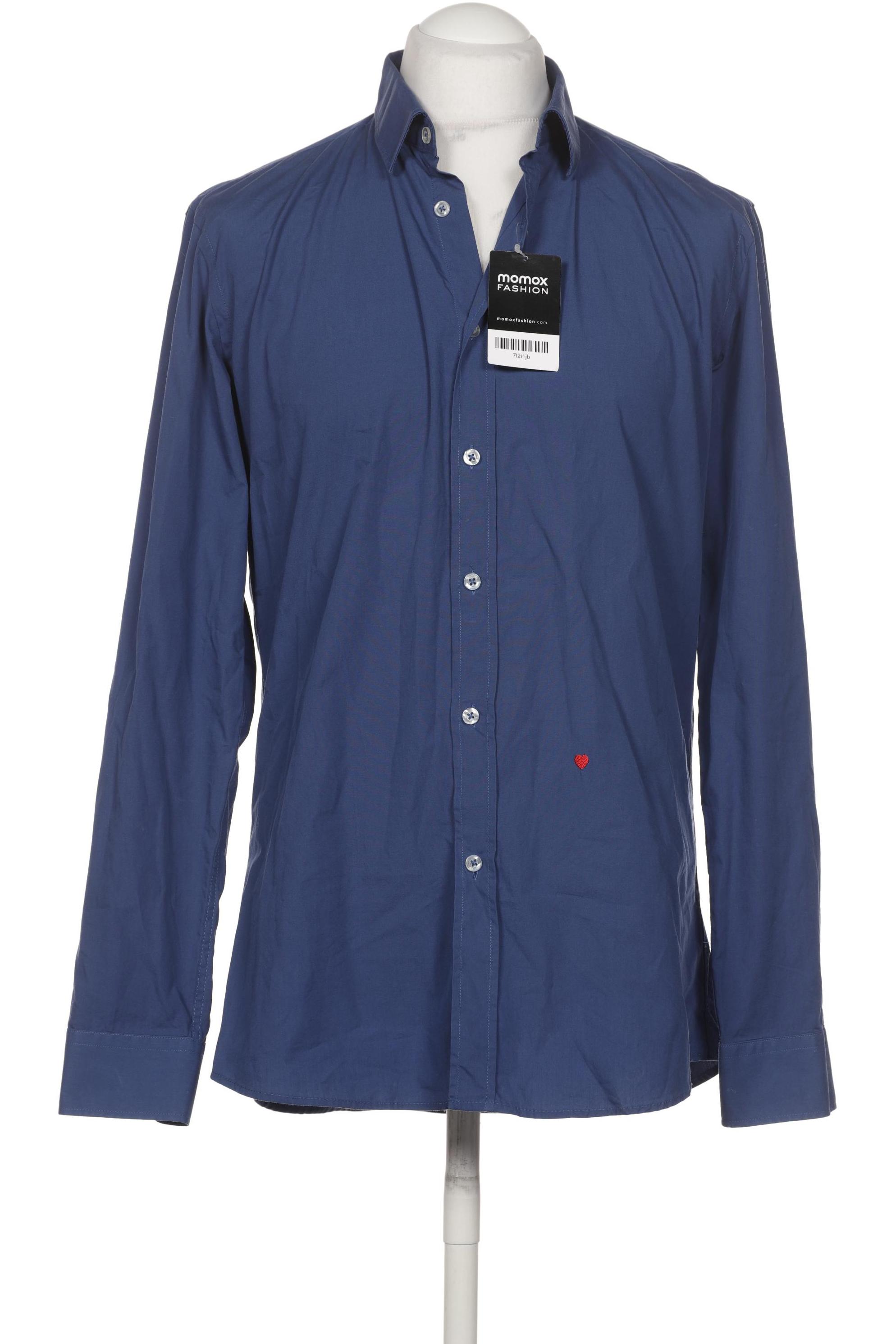 

Moschino Herren Hemd, marineblau, Gr. 52