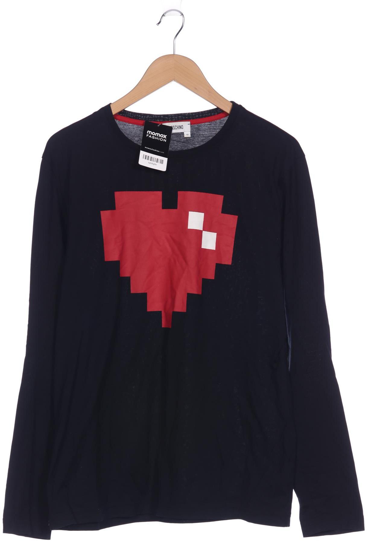 

Moschino Herren Langarmshirt, schwarz, Gr. 50