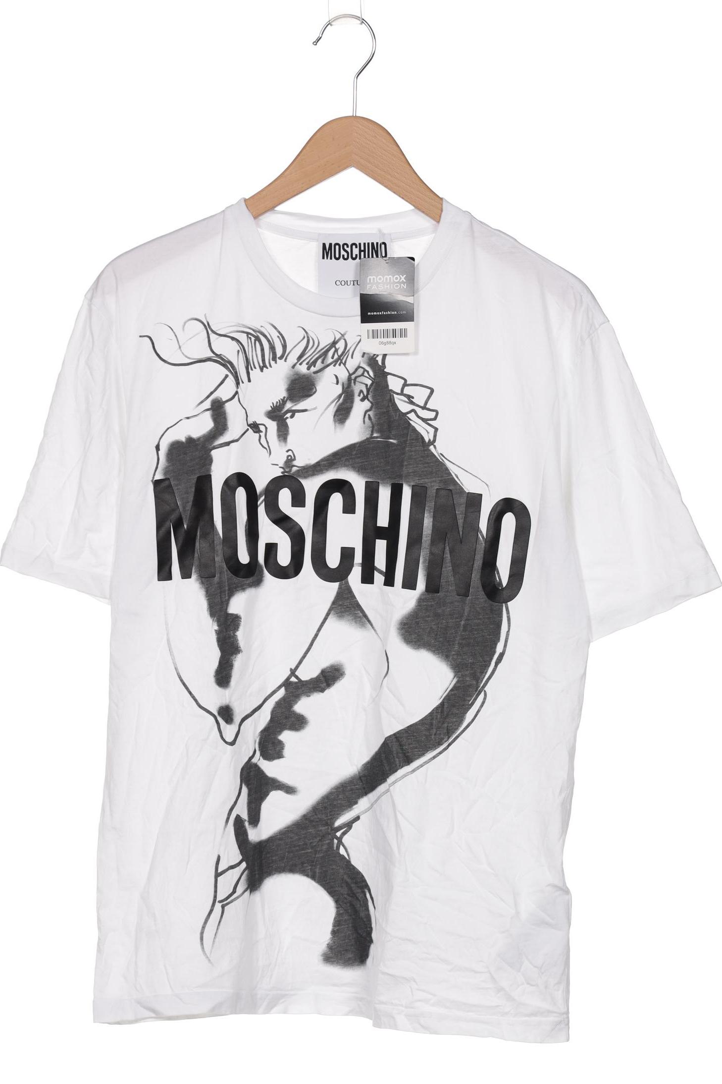 

Moschino Herren T-Shirt, weiß, Gr. 52