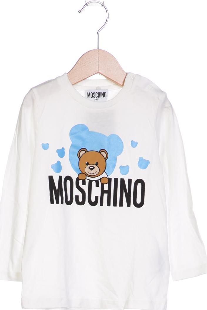 

Moschino Jungen Langarmshirt, weiß