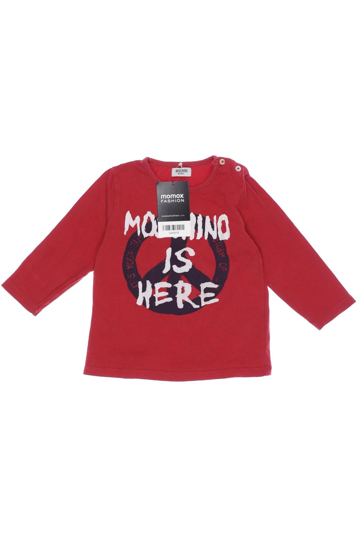 

Moschino Damen Langarmshirt, rot, Gr. 80