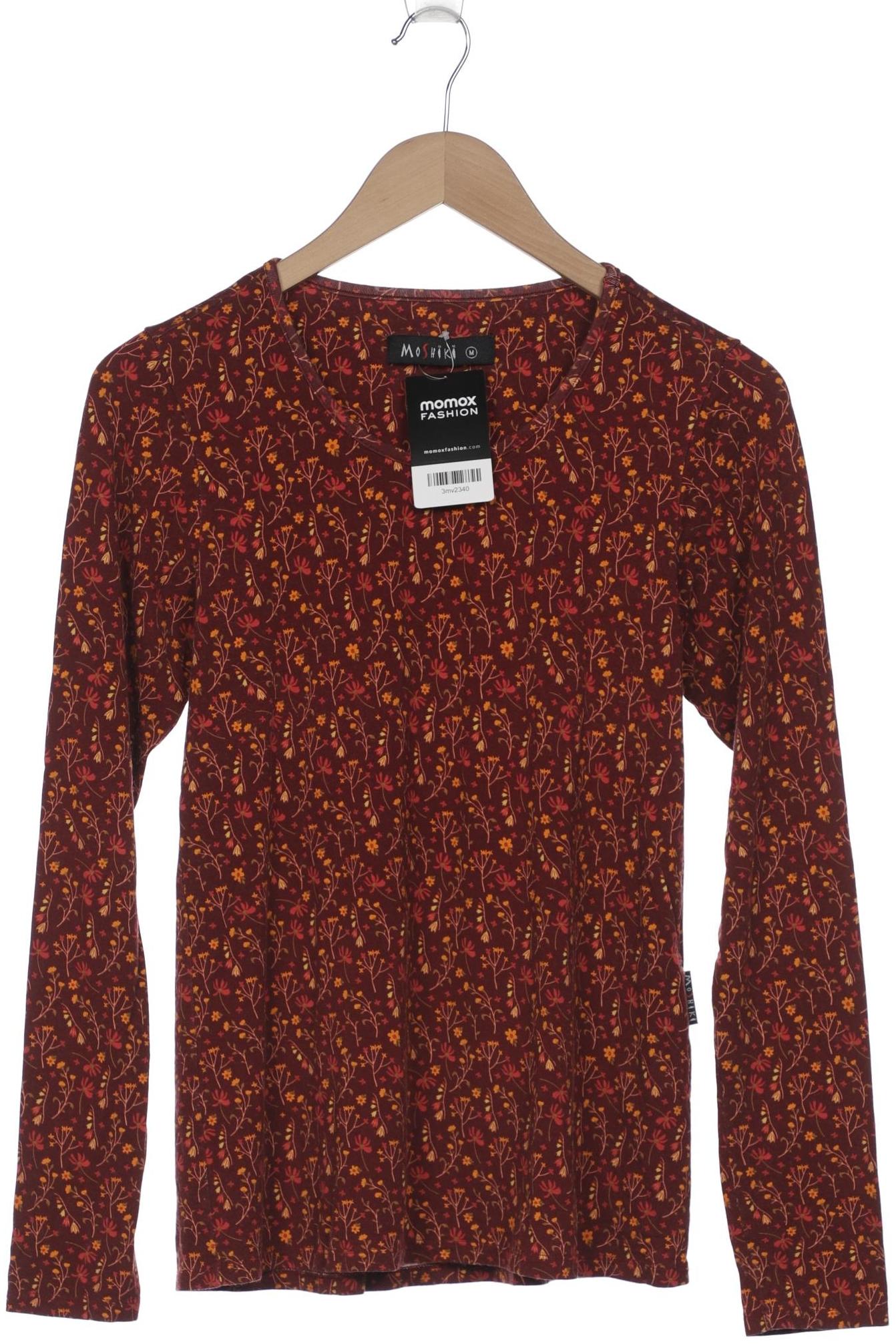 

Moshiki Damen Langarmshirt, bordeaux, Gr. 38