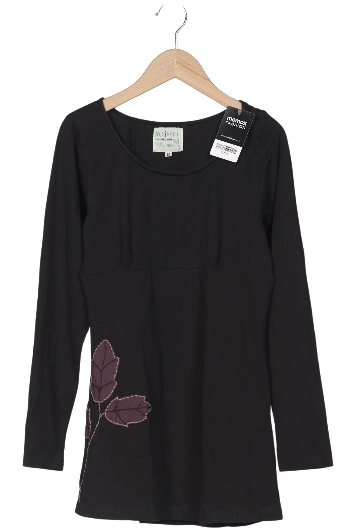 

Moshiki Damen Langarmshirt, schwarz, Gr. 38