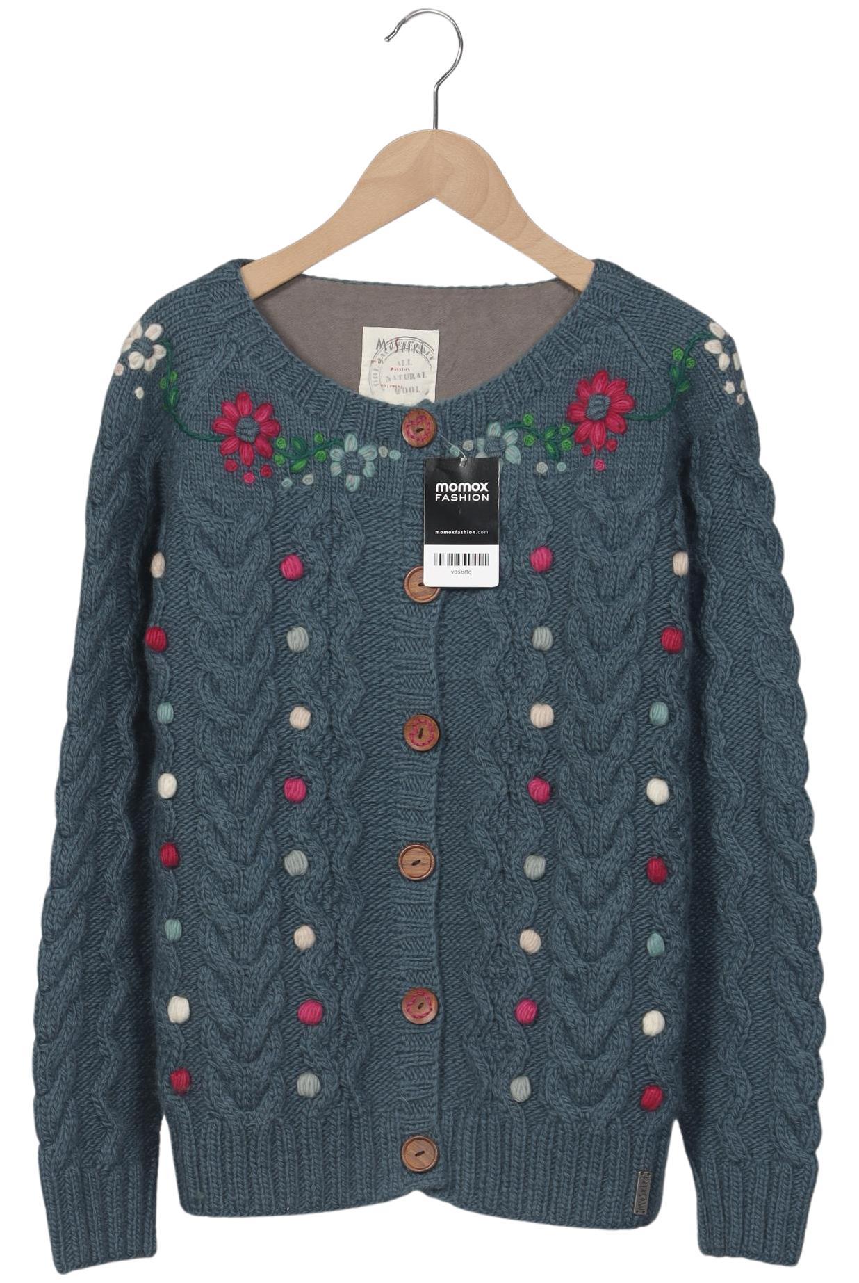 

Moshiki Damen Strickjacke, blau, Gr. 42