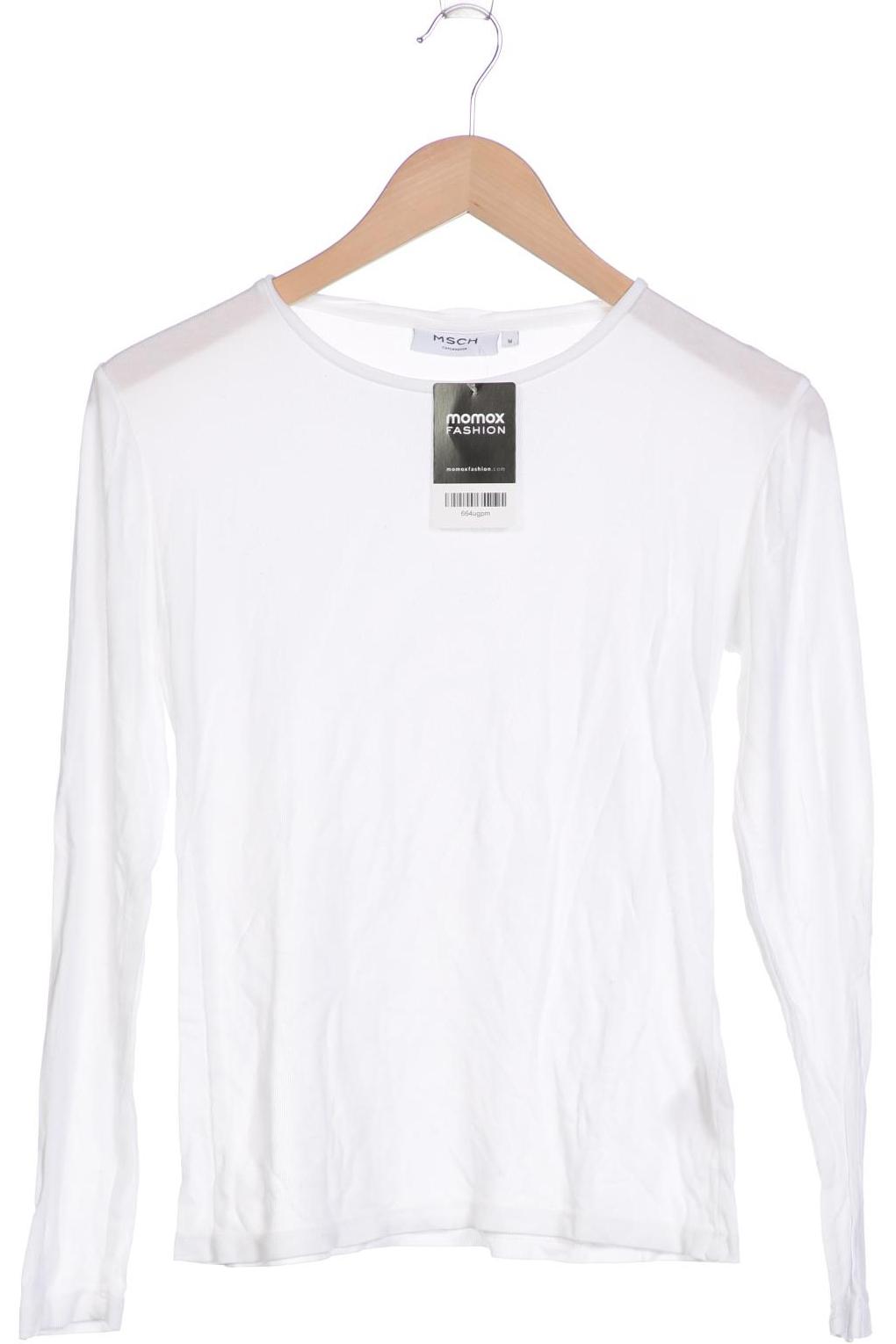 

MOSS COPENHAGEN Damen Langarmshirt, weiß
