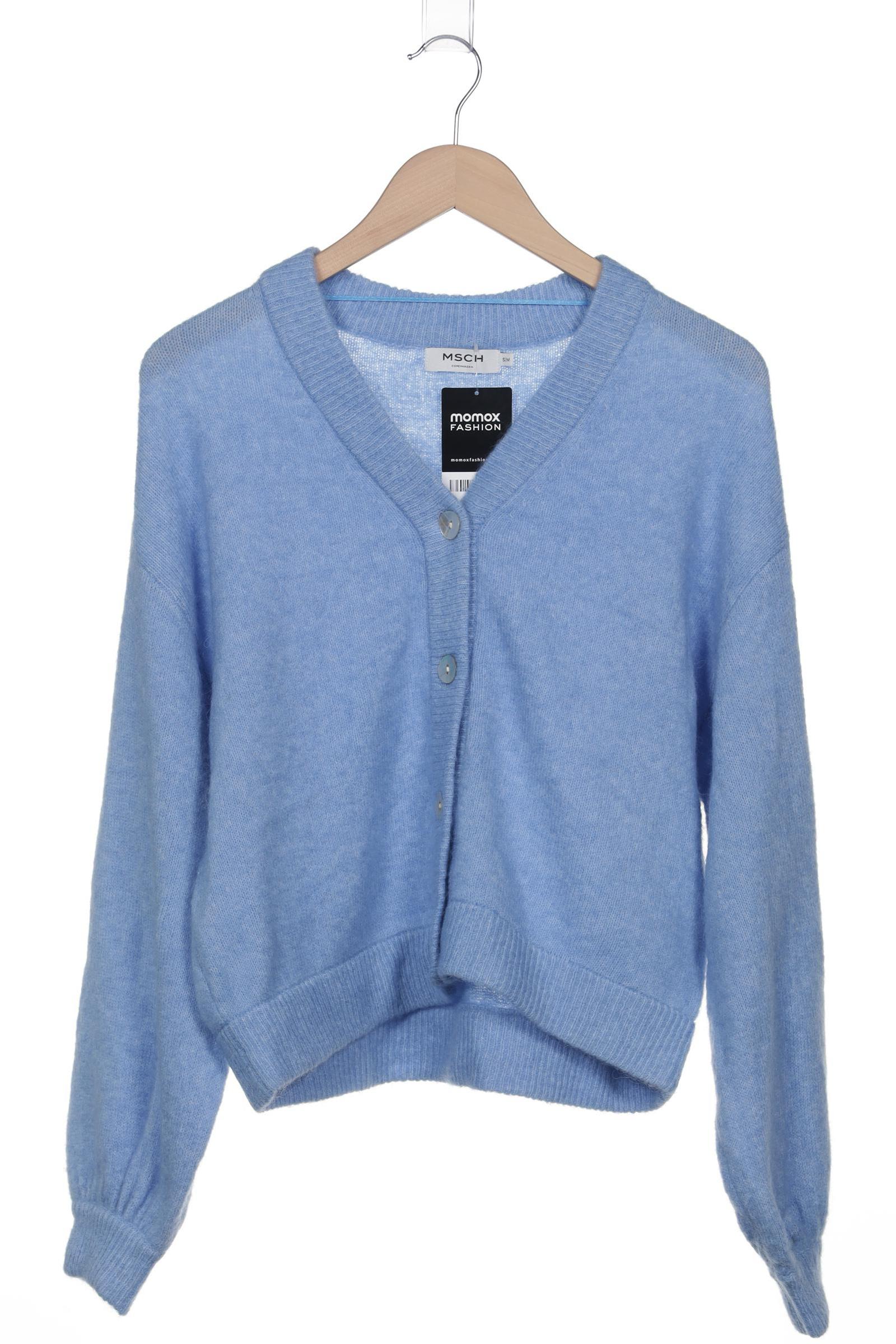 

Moss Copenhagen Damen Strickjacke, blau, Gr. 36