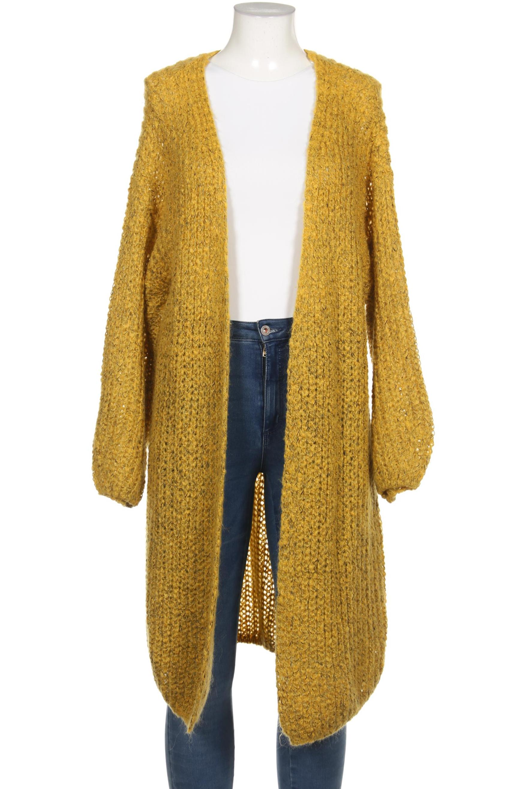 

Moss Copenhagen Damen Strickjacke, gelb, Gr. 38