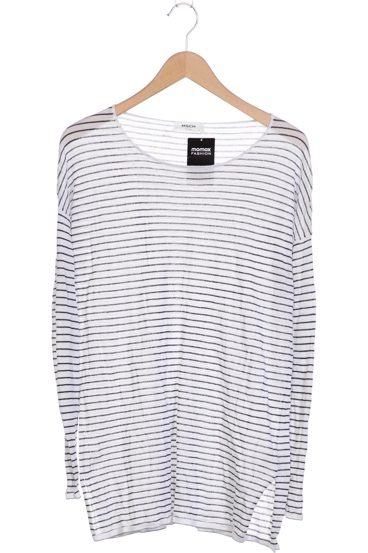 

Moss Copenhagen Damen Langarmshirt, weiß, Gr. 38