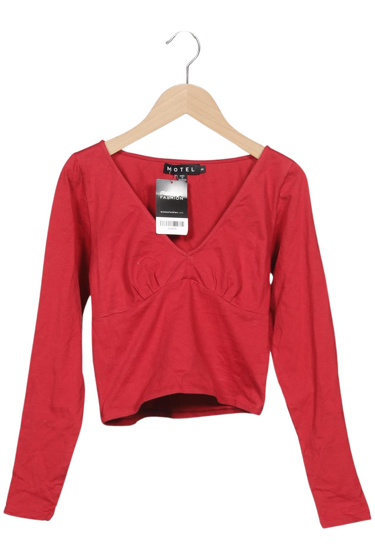 

Motel Damen Langarmshirt, rot, Gr. 36