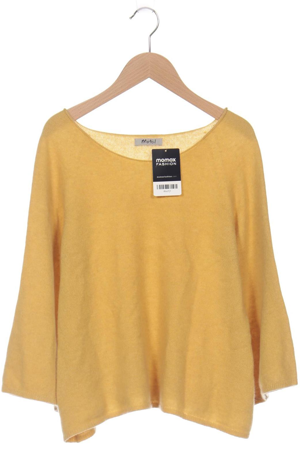 

Motel Damen Pullover, gelb, Gr. 36