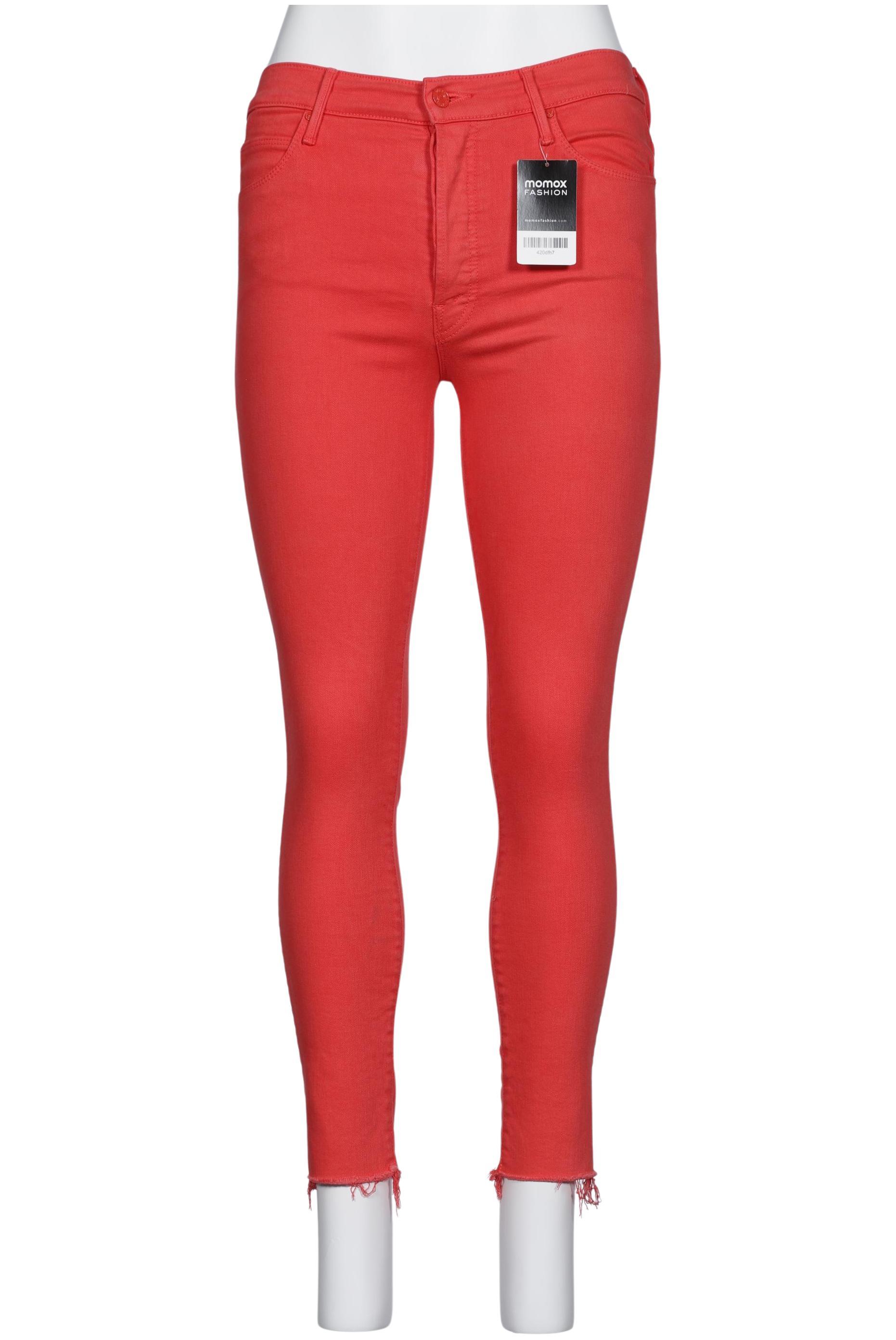 

Mother Damen Jeans, rot, Gr. 29