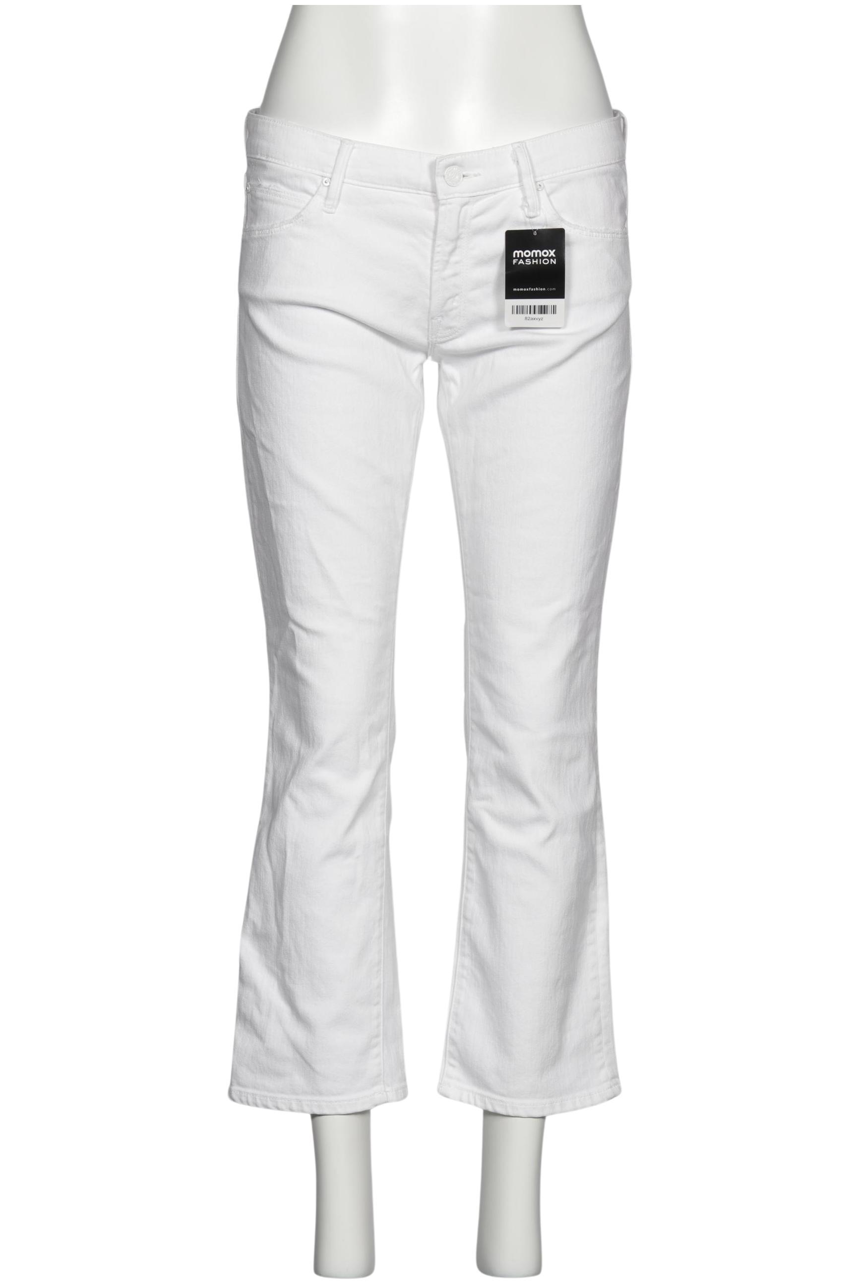 

Mother Damen Jeans, weiß, Gr. 30