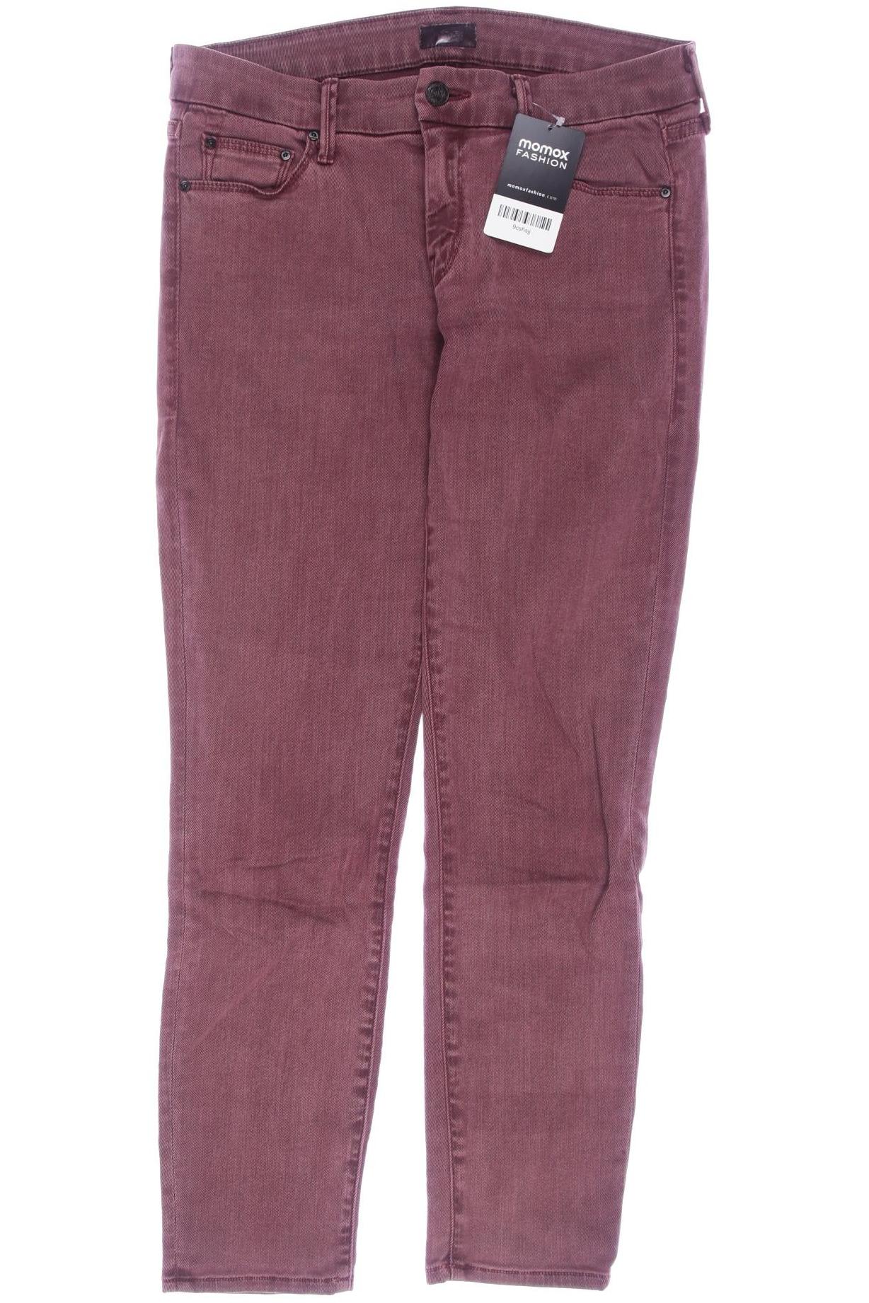 

Mother Damen Jeans, bordeaux, Gr. 28