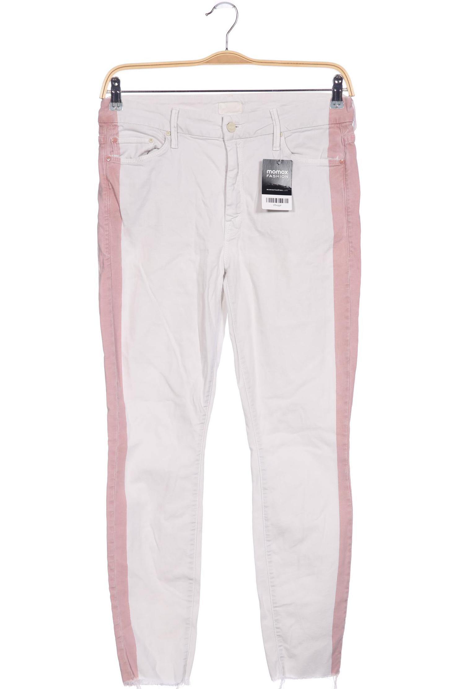 

Mother Damen Jeans, weiß, Gr. 30