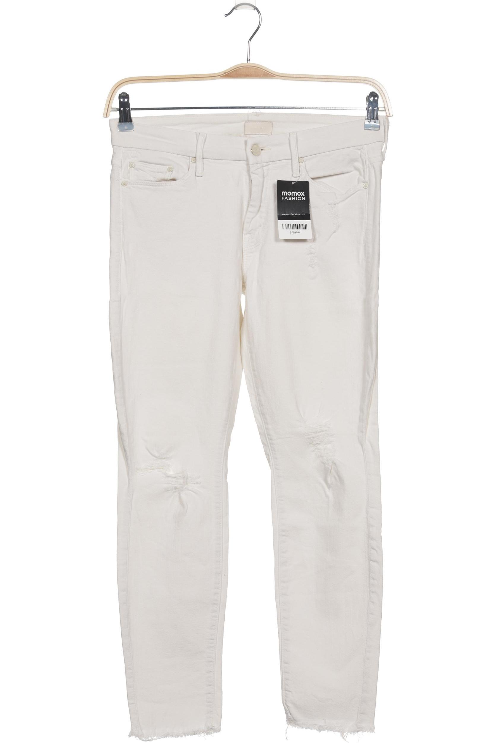 

Mother Damen Jeans, weiß, Gr. 28