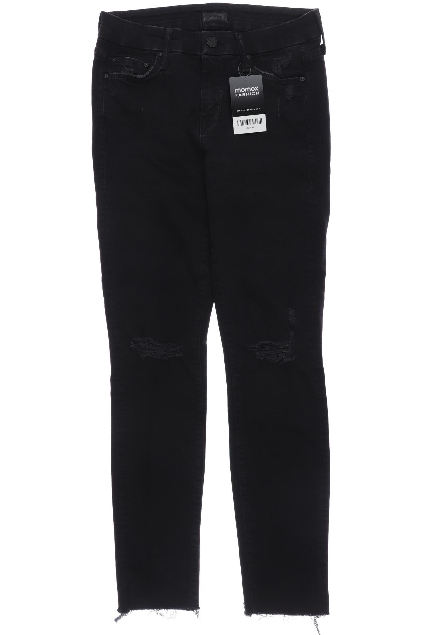 Thumbnail - Mother Damen Jeans, schwarz, Gr. 25