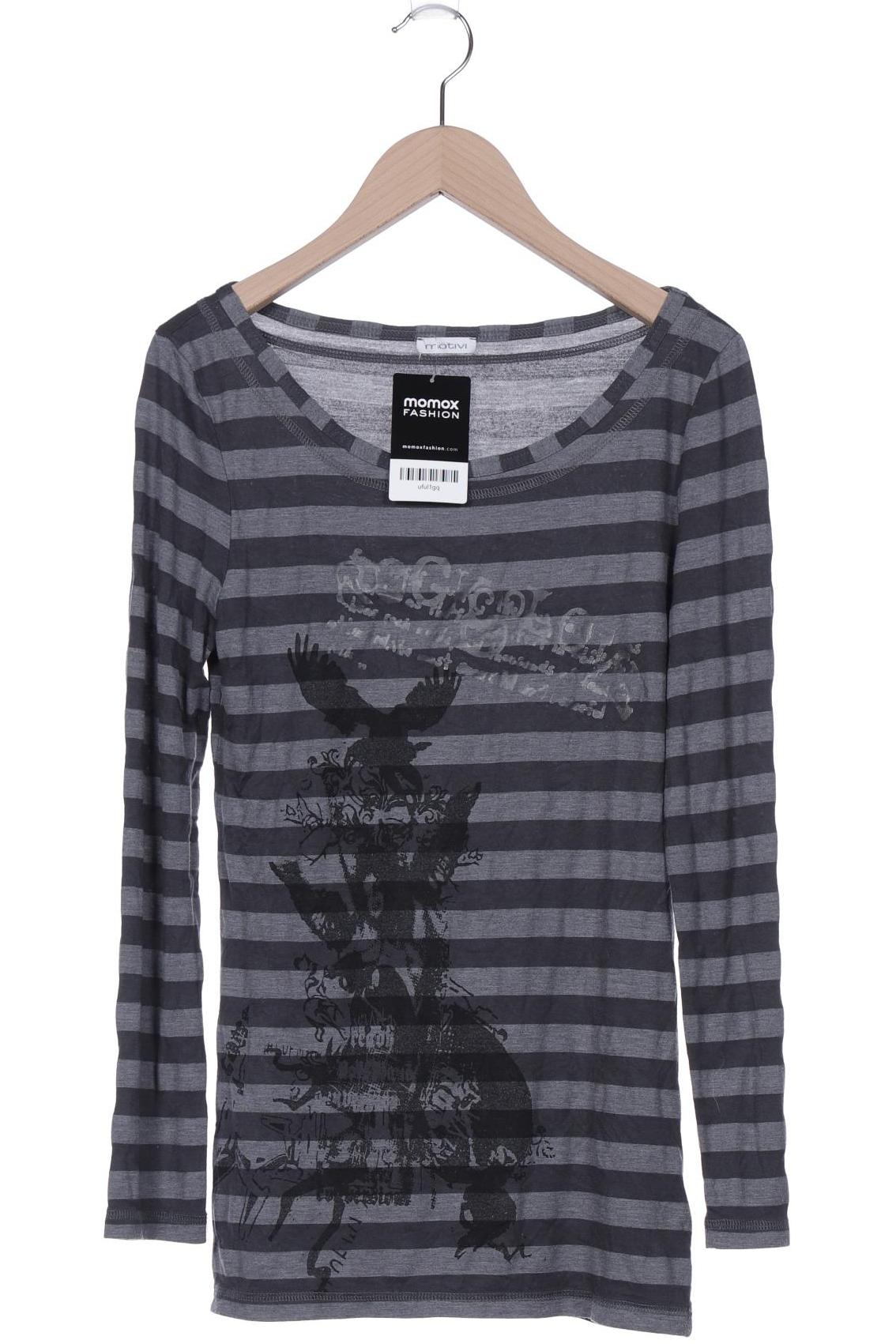 

Motivi Damen Langarmshirt, grau, Gr. 42