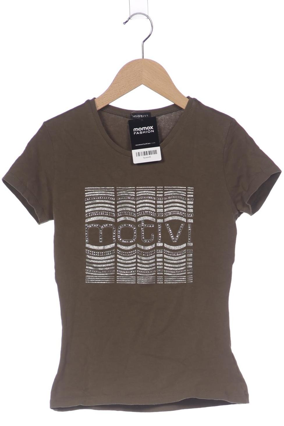 

Motivi Damen T-Shirt, grün, Gr. 36